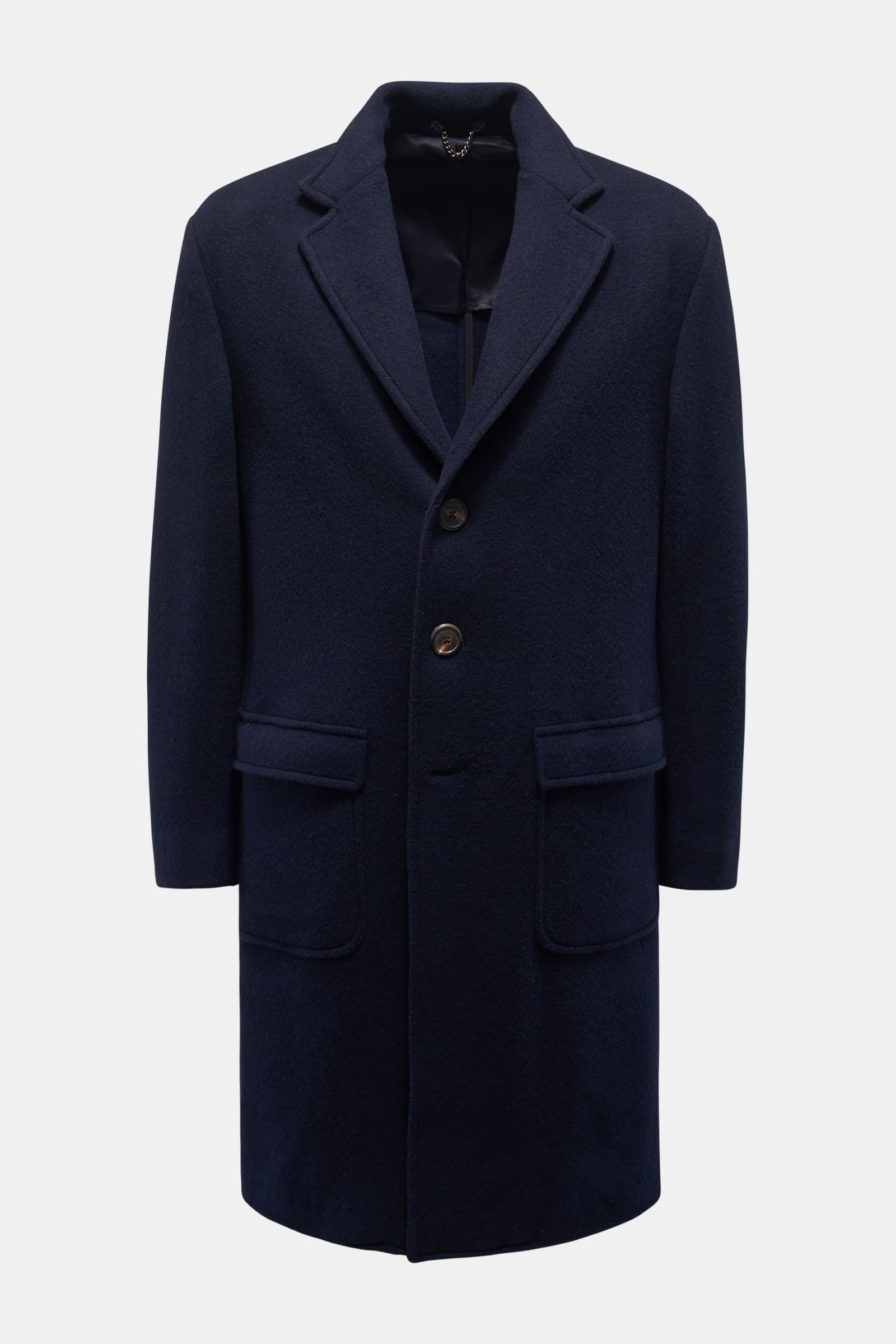 Cashmere coat 'Aagnello' navy