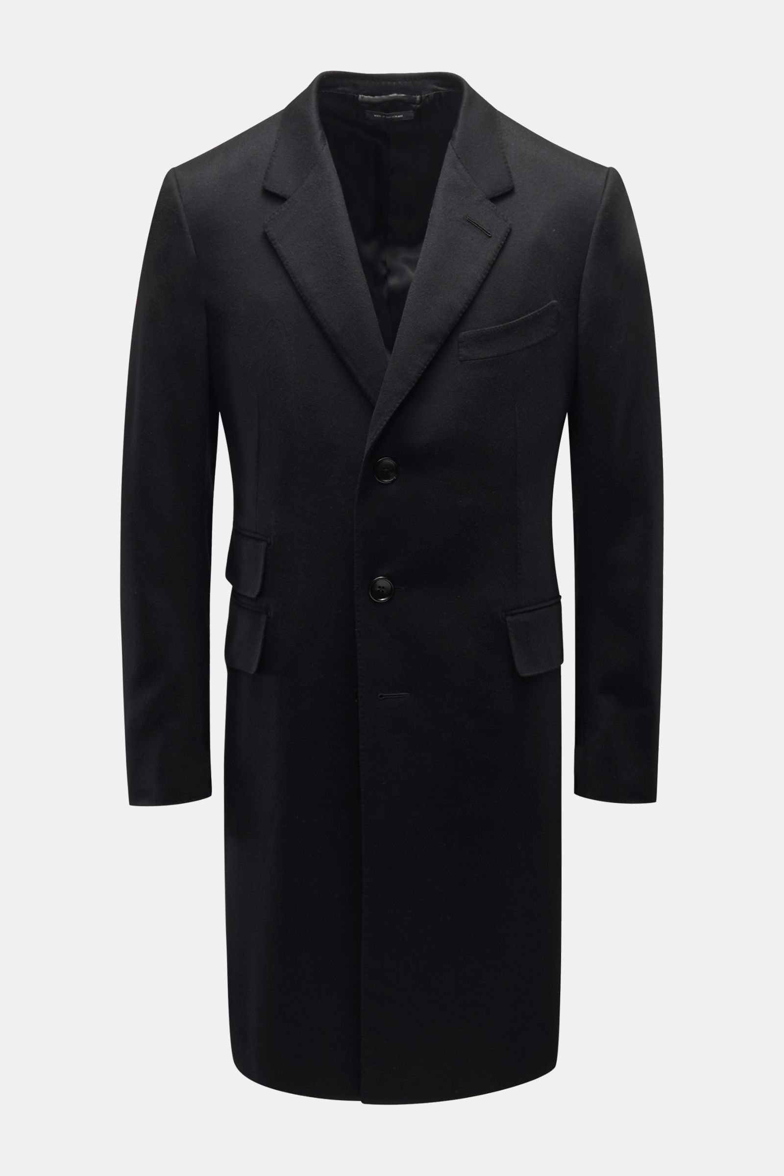 Cashmere coat black