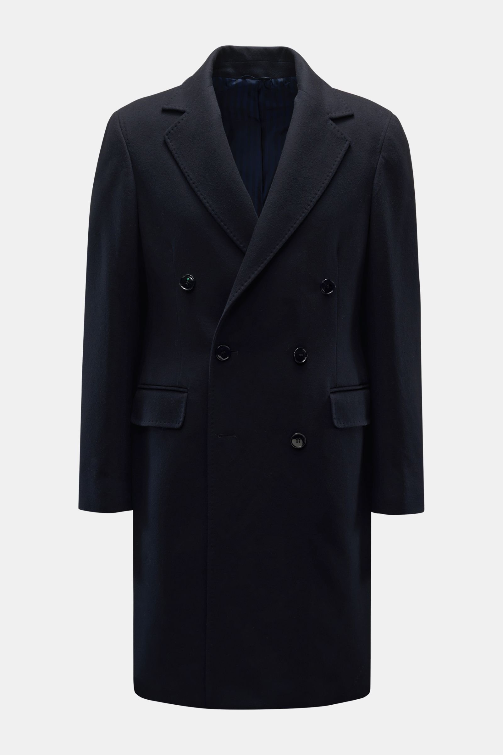 Cashmere coat 'Roger' navy 