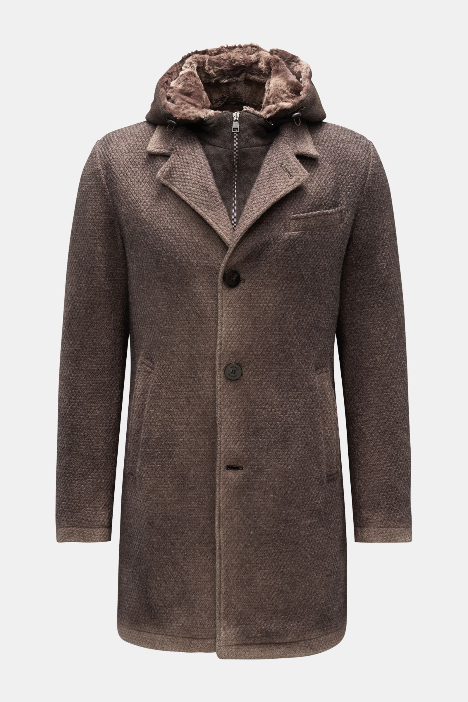 Short coat grey-brown
