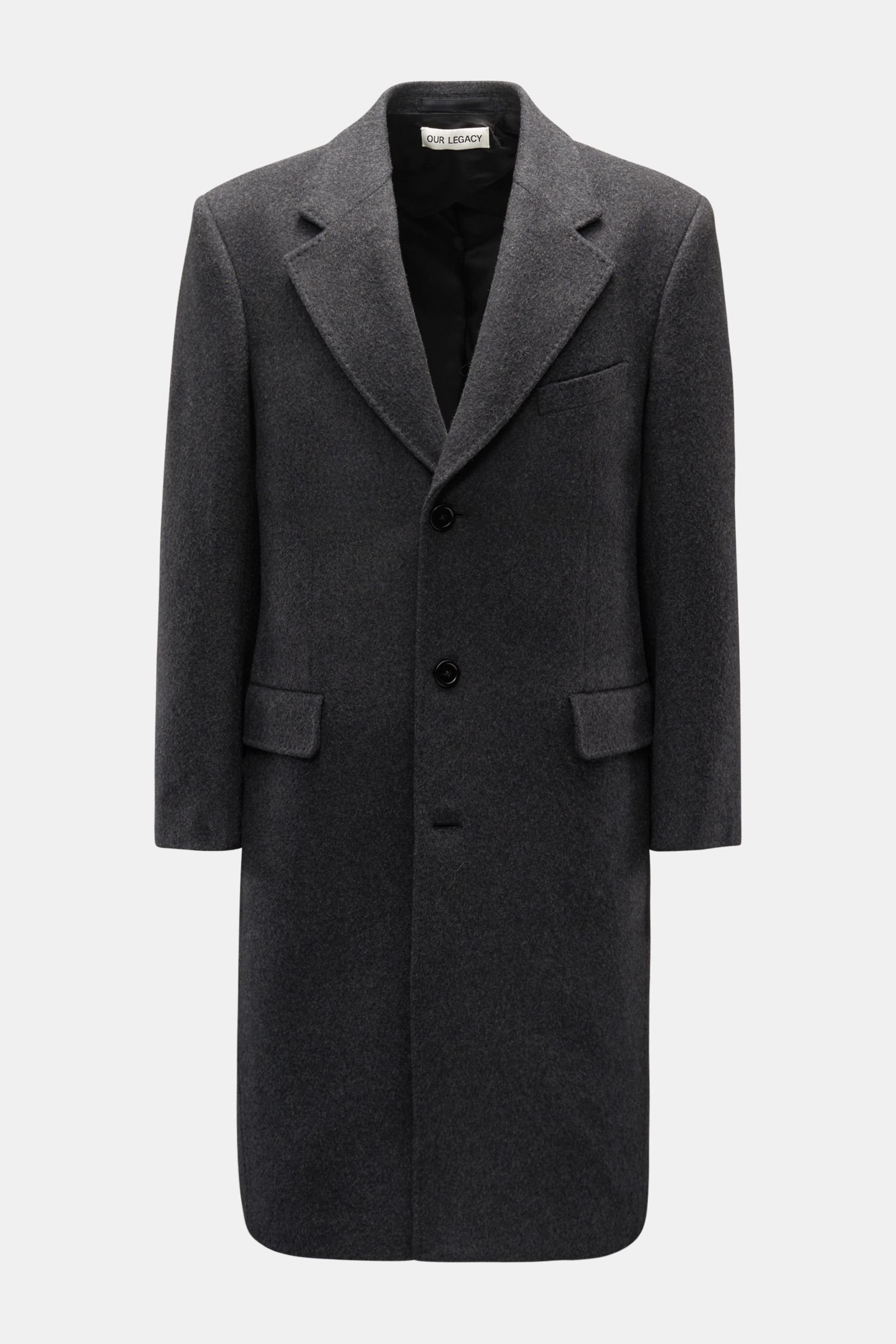 Coat 'Dolphin Coat' dark grey
