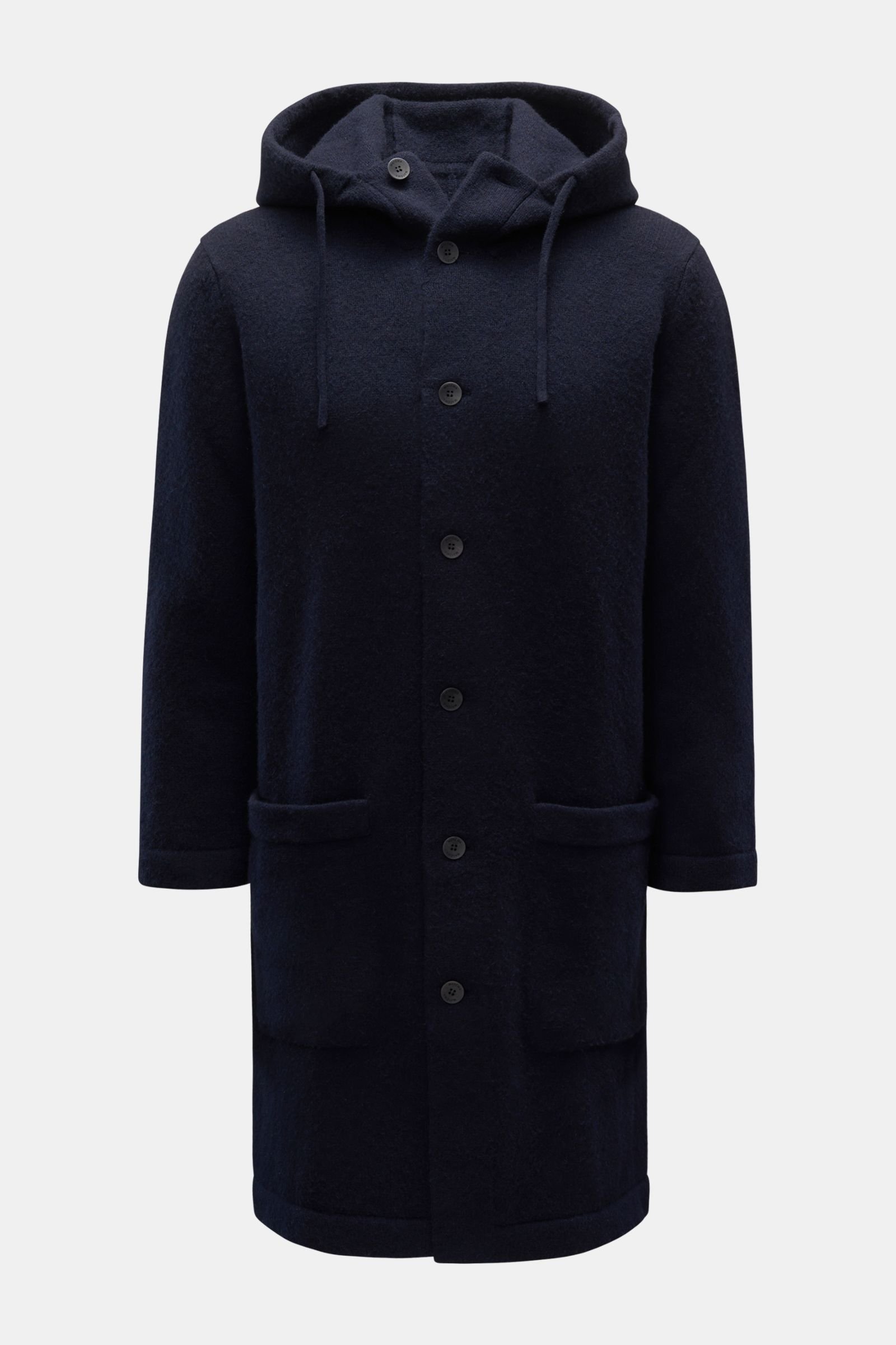 Knitted coat navy