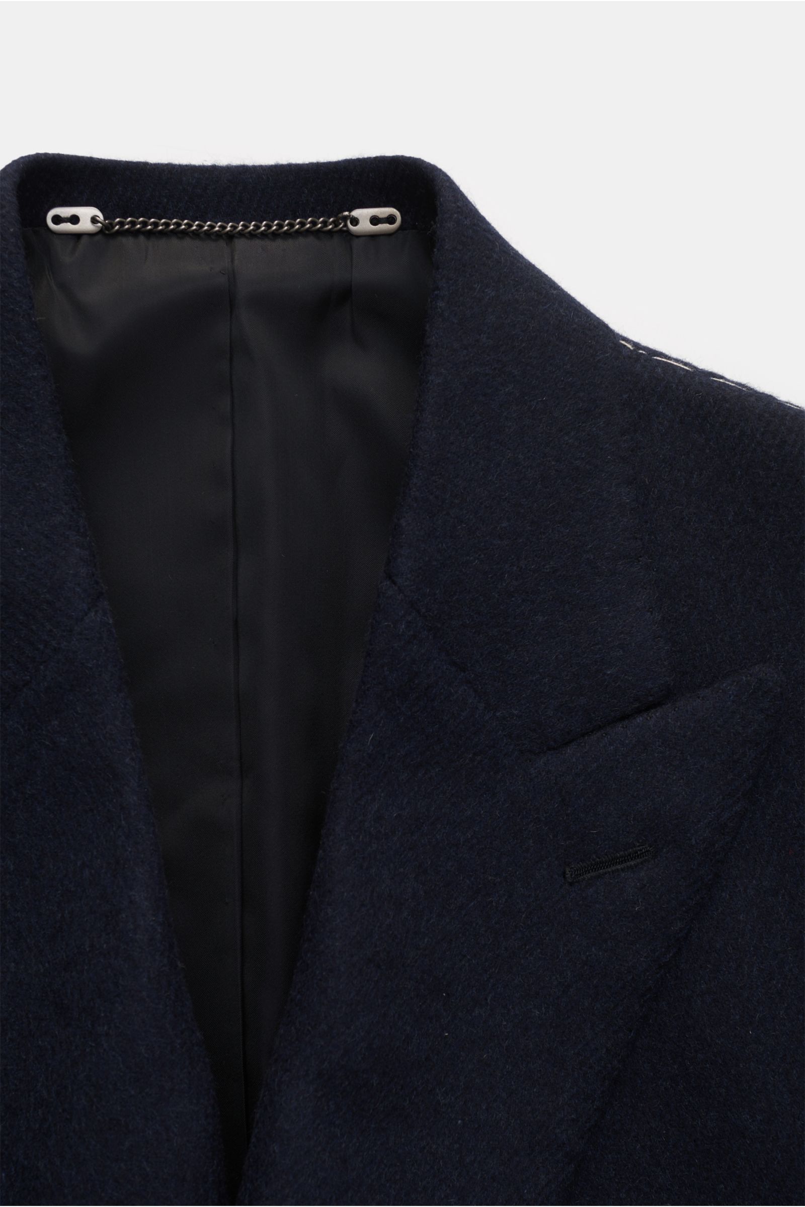 Cesare Attolini Cashmere coat dark navy