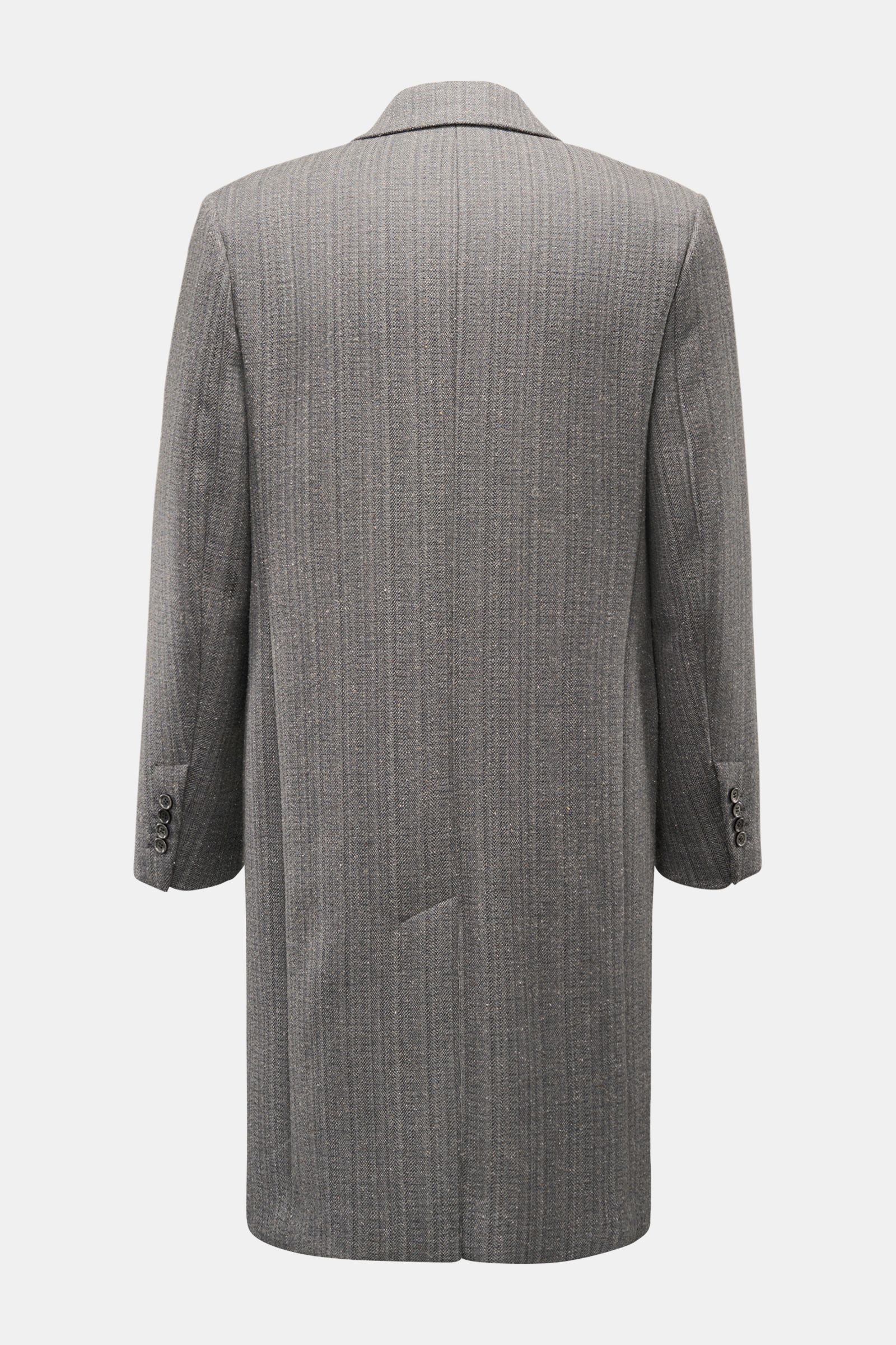 Ami Paris Mantel grau meliert