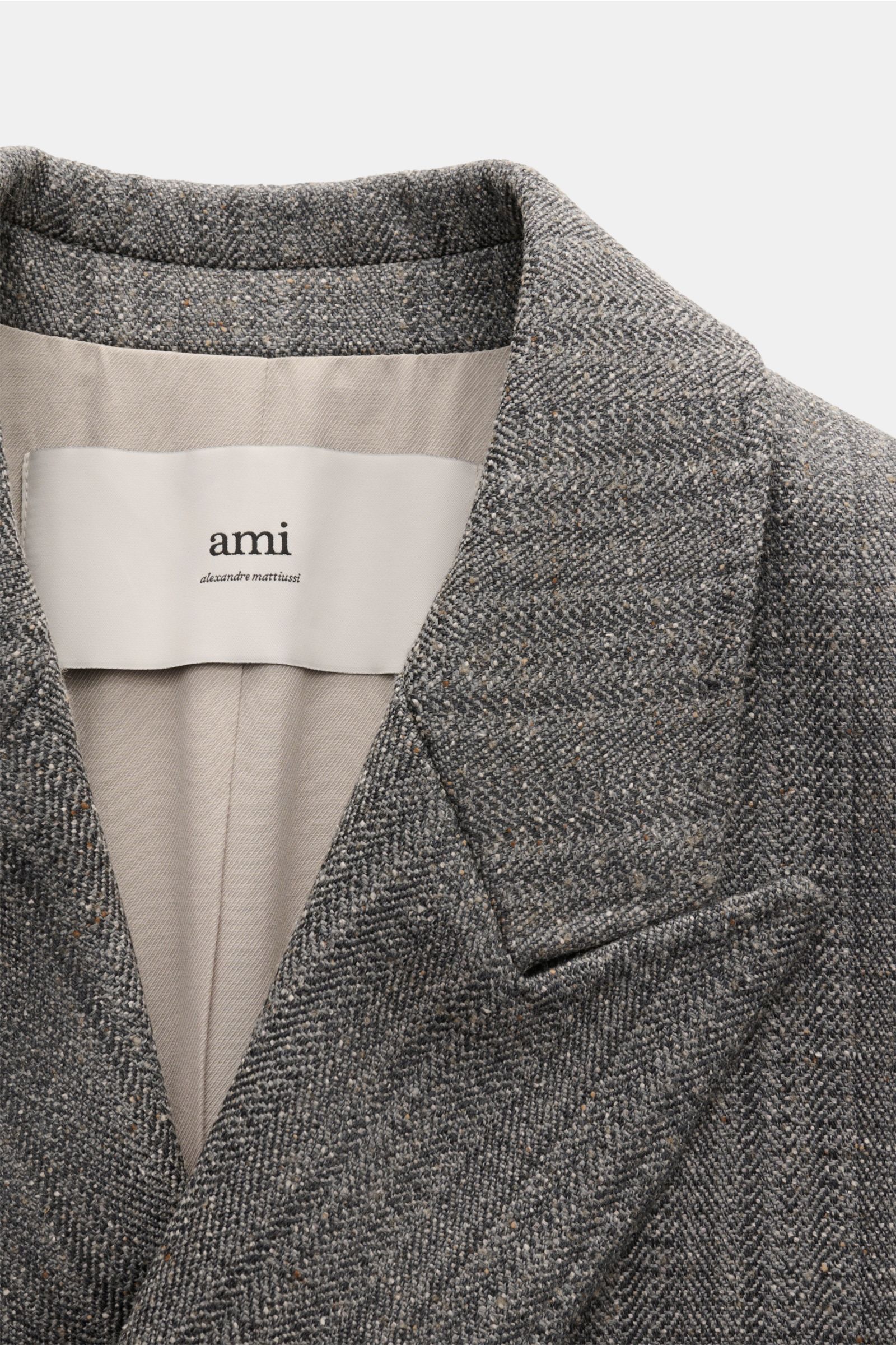 Ami Paris Mantel grau meliert