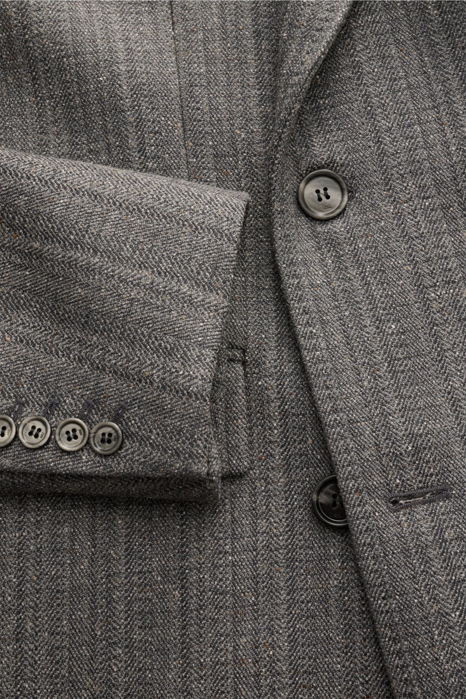 Ami Paris Mantel grau meliert