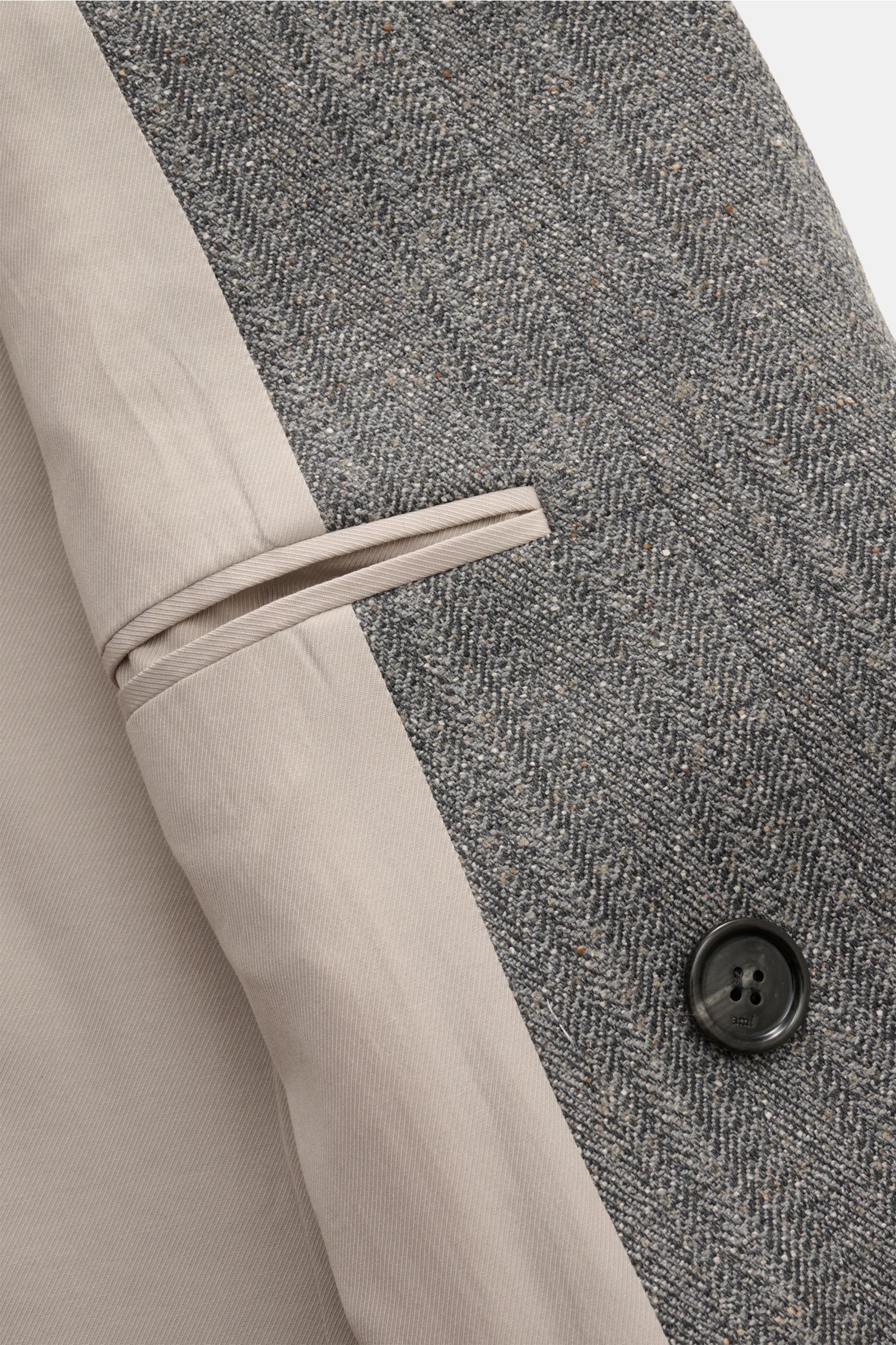 Ami Paris Mantel grau meliert