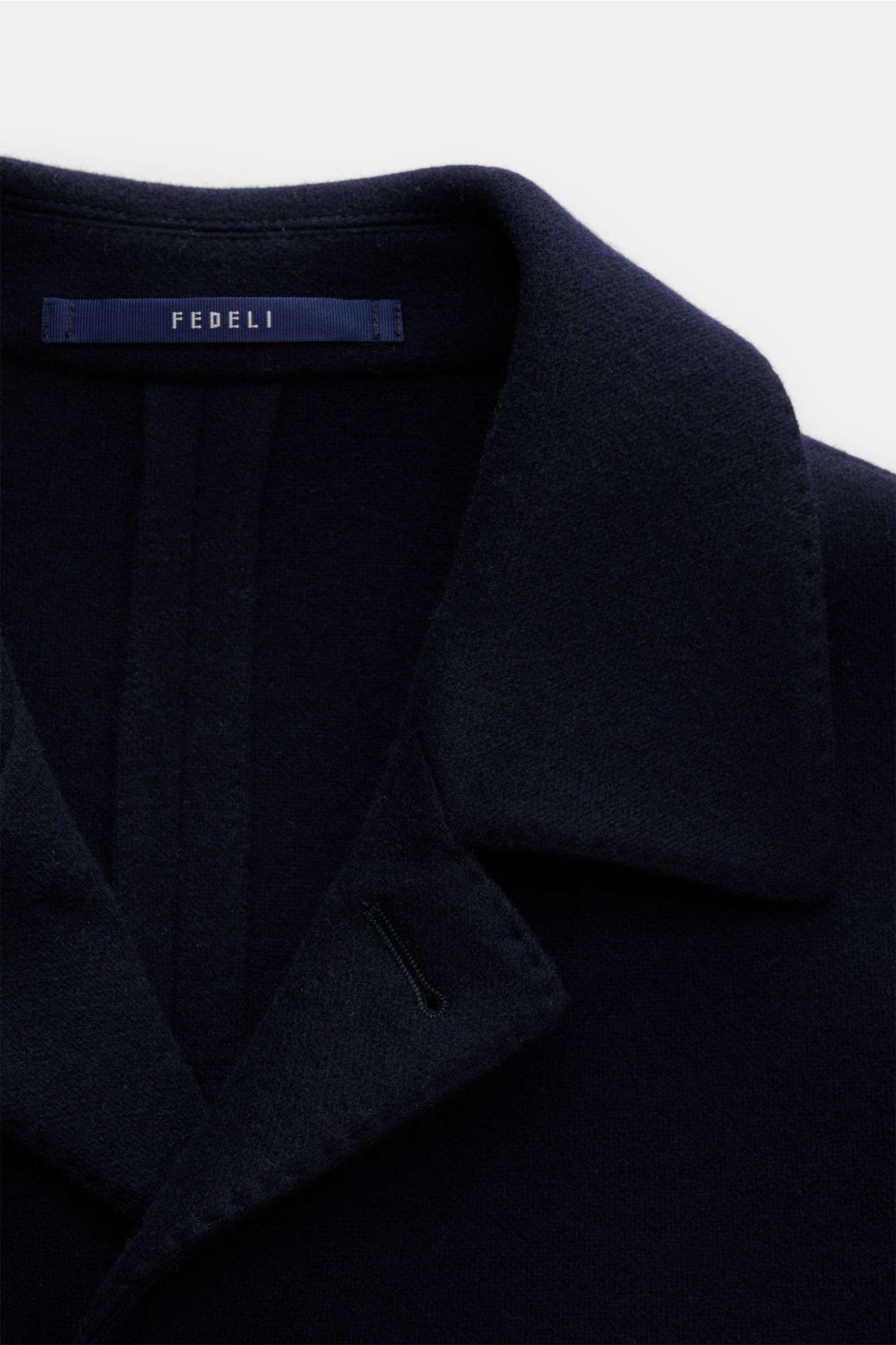 Fedeli Cashmere Mantel navy