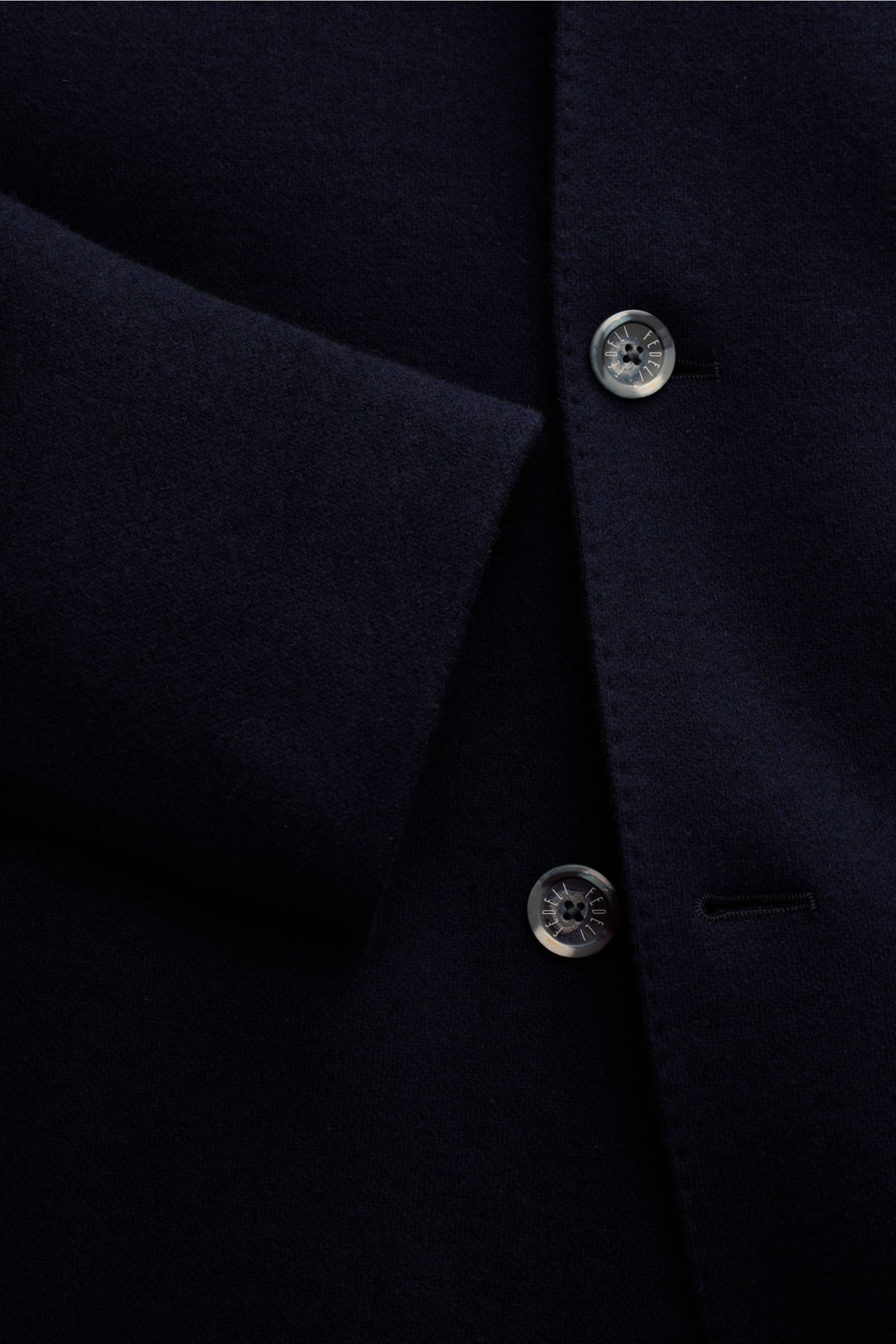 Fedeli Cashmere Mantel navy