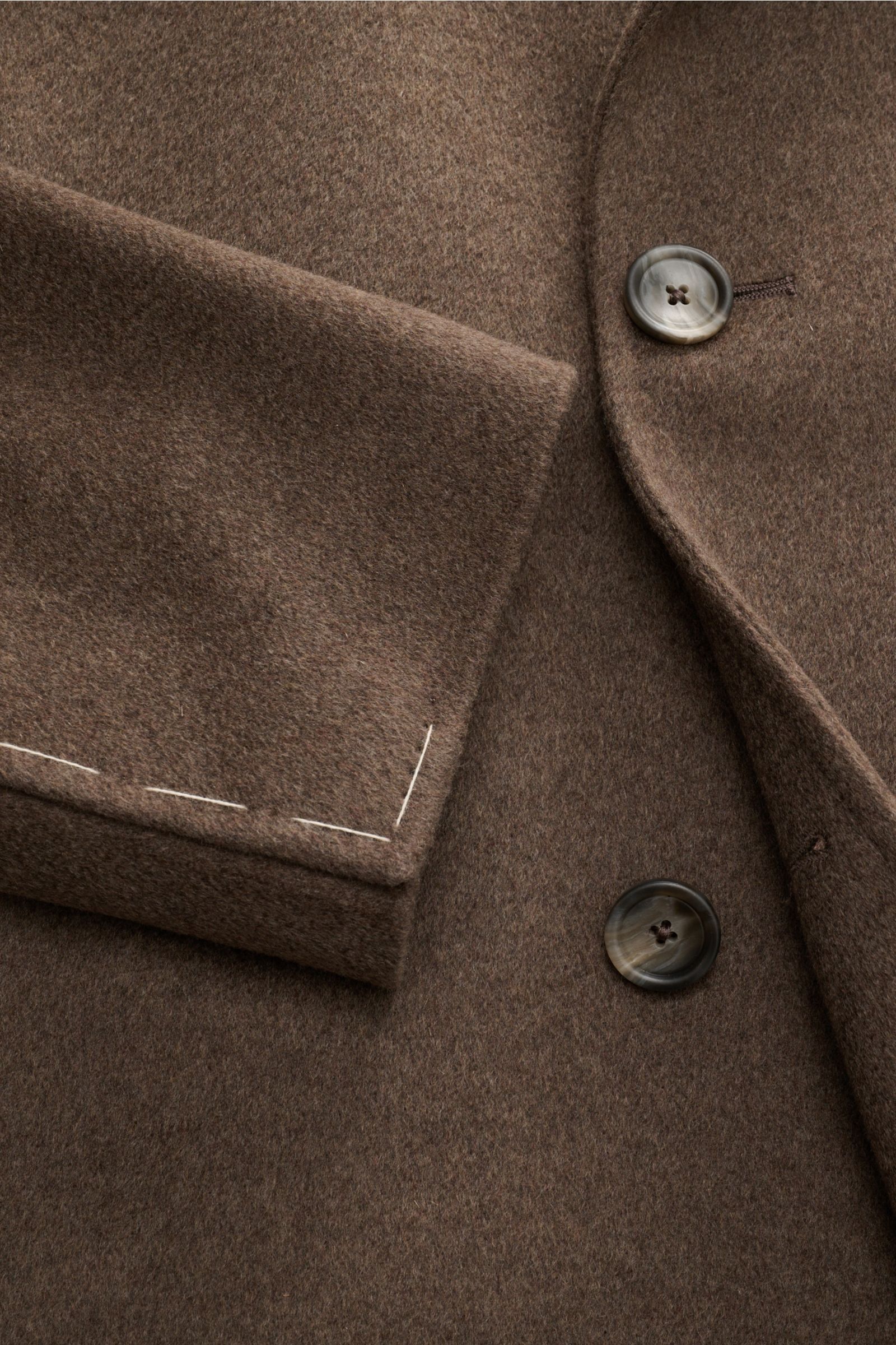 Tagliatore Cashmere Mantel graubraun