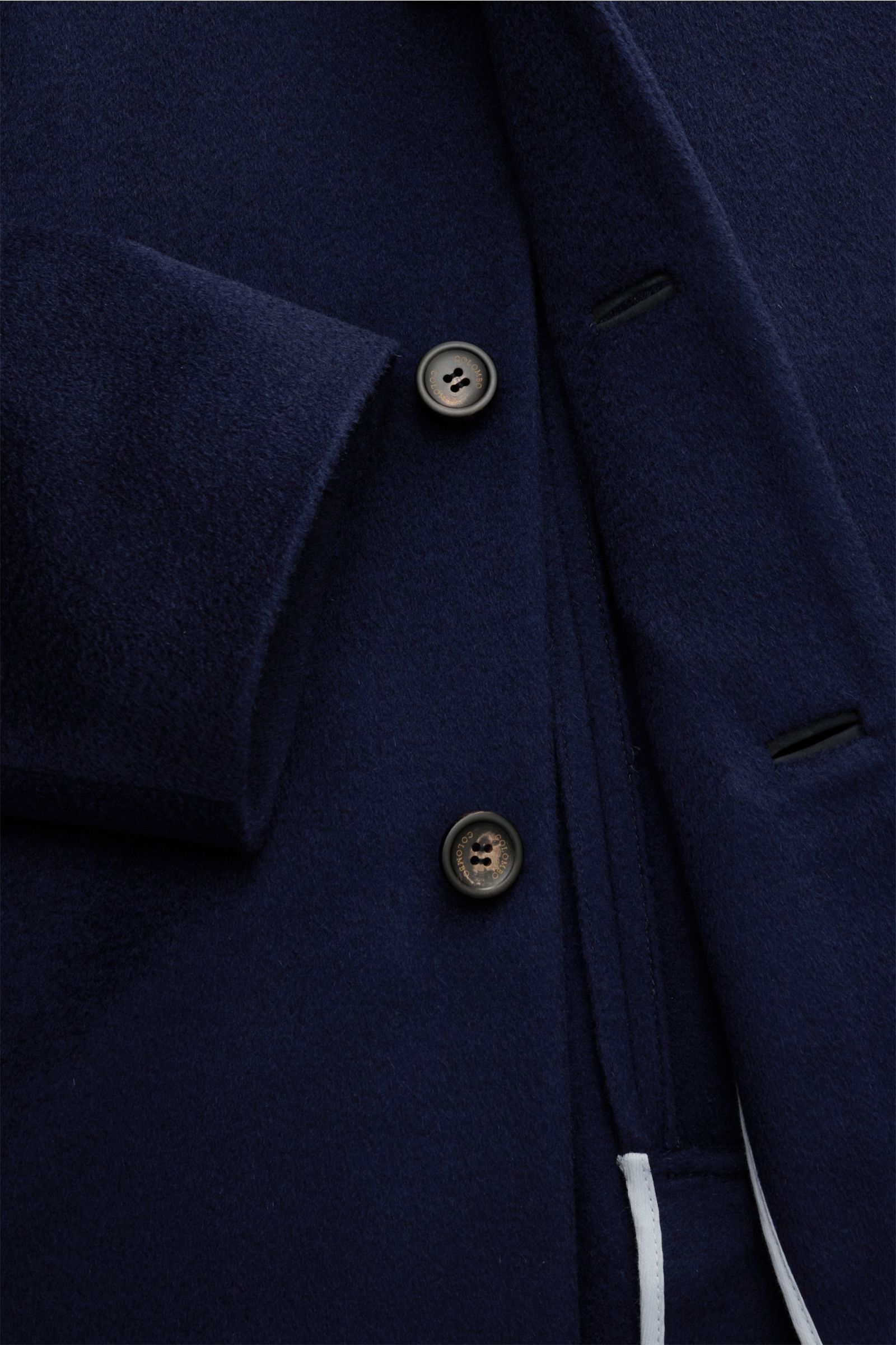 Colombo Cashmere Mantel dunkelblau