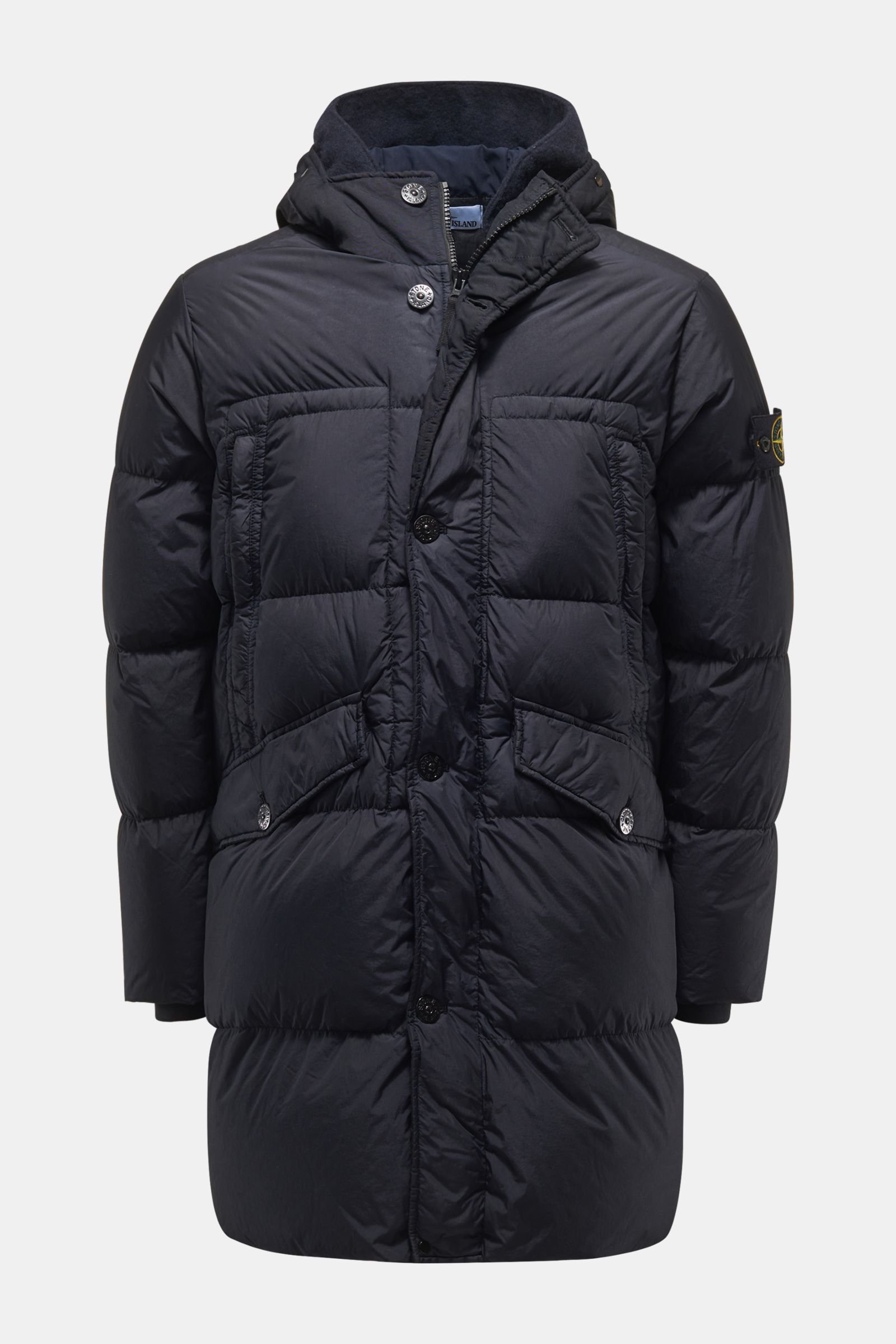 Down parka 'Garment Dyed Crinkle Reps NY Down' dark navy