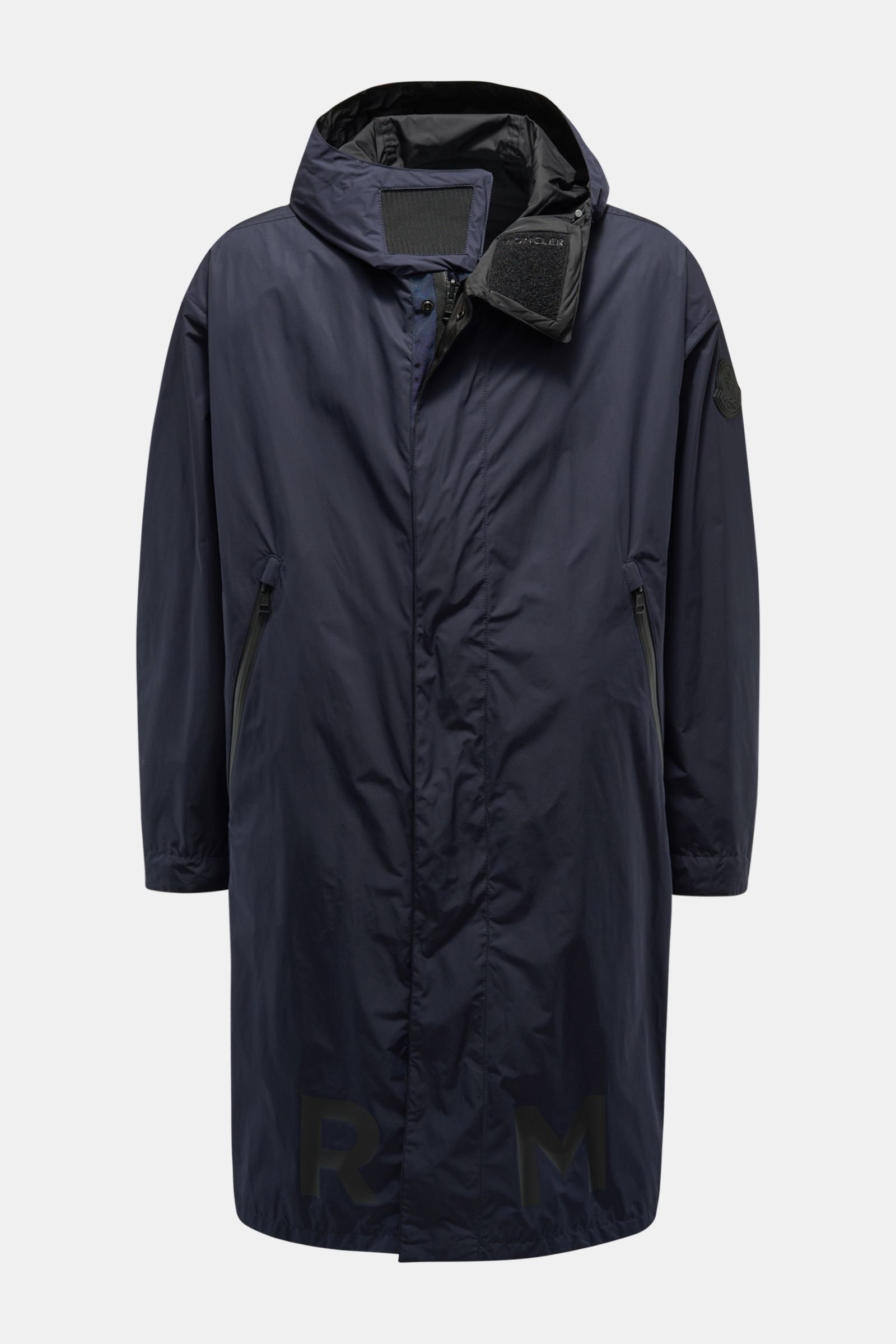 Reversible coat 'Coffre' navy/black 