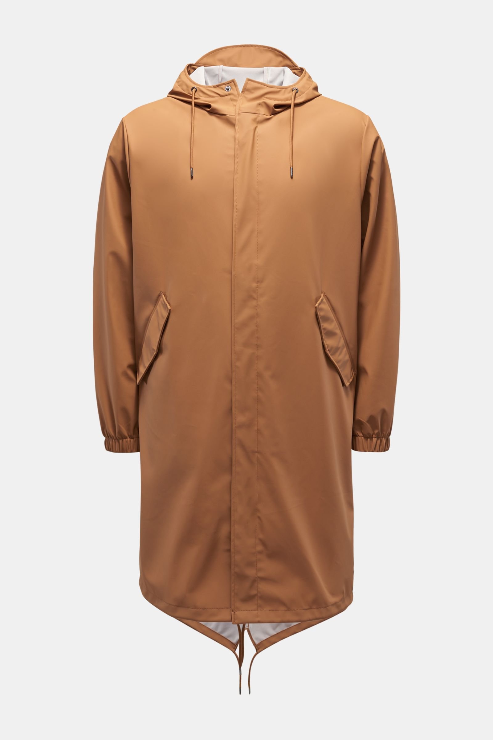Rain coat 'Fishtail Parka' light brown