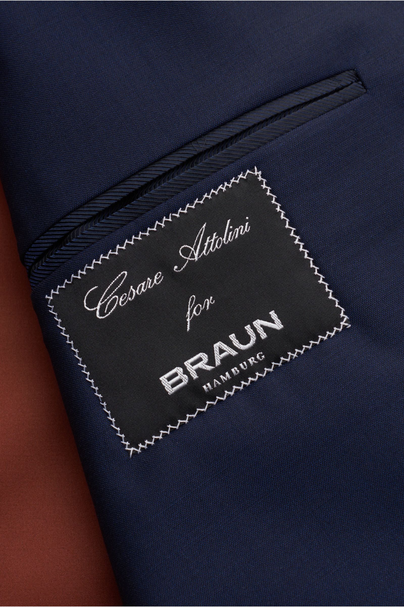 Cesare Attolini Wollmantel navy