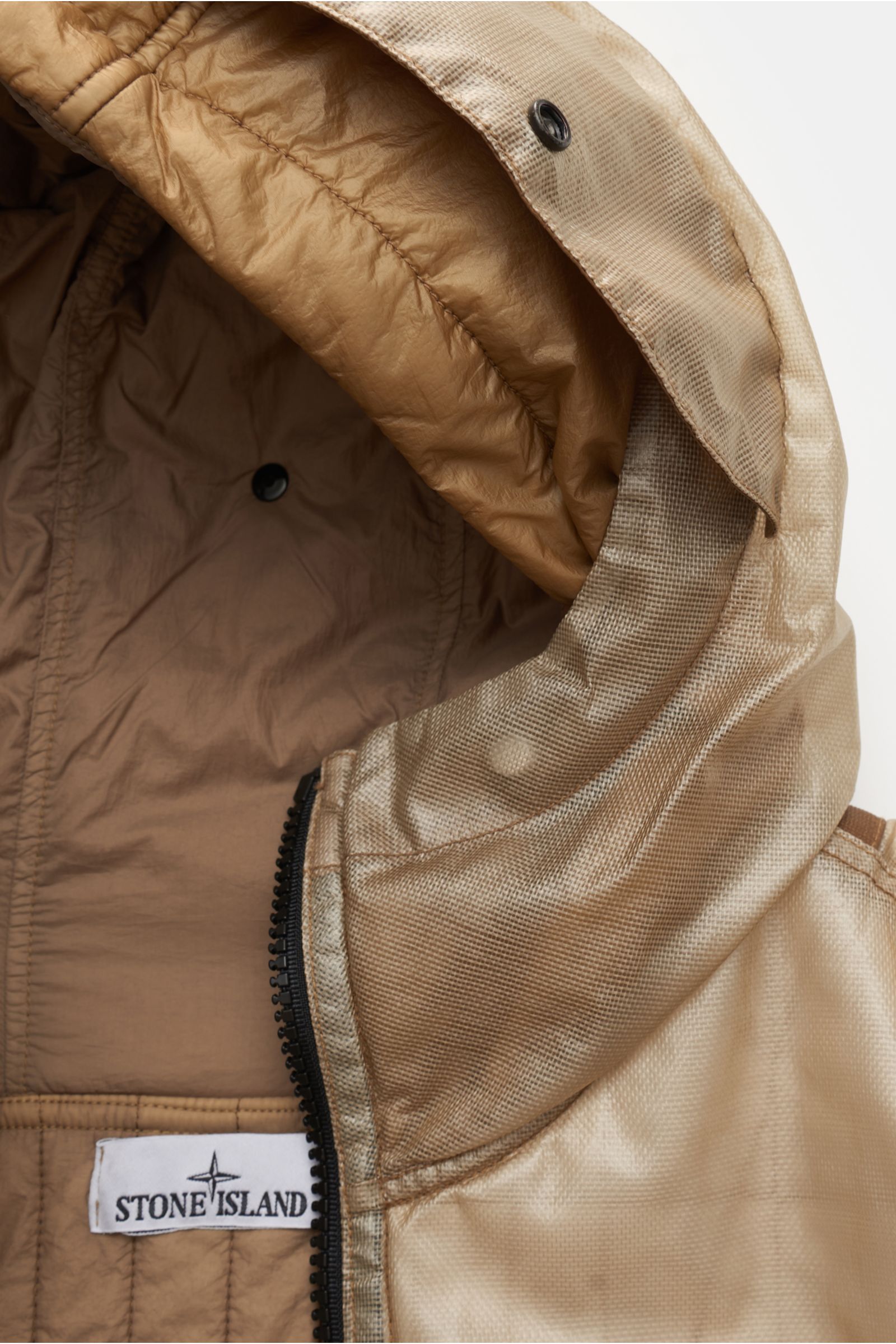 STONE ISLAND parka Glass Cover TC beige BRAUN Hamburg
