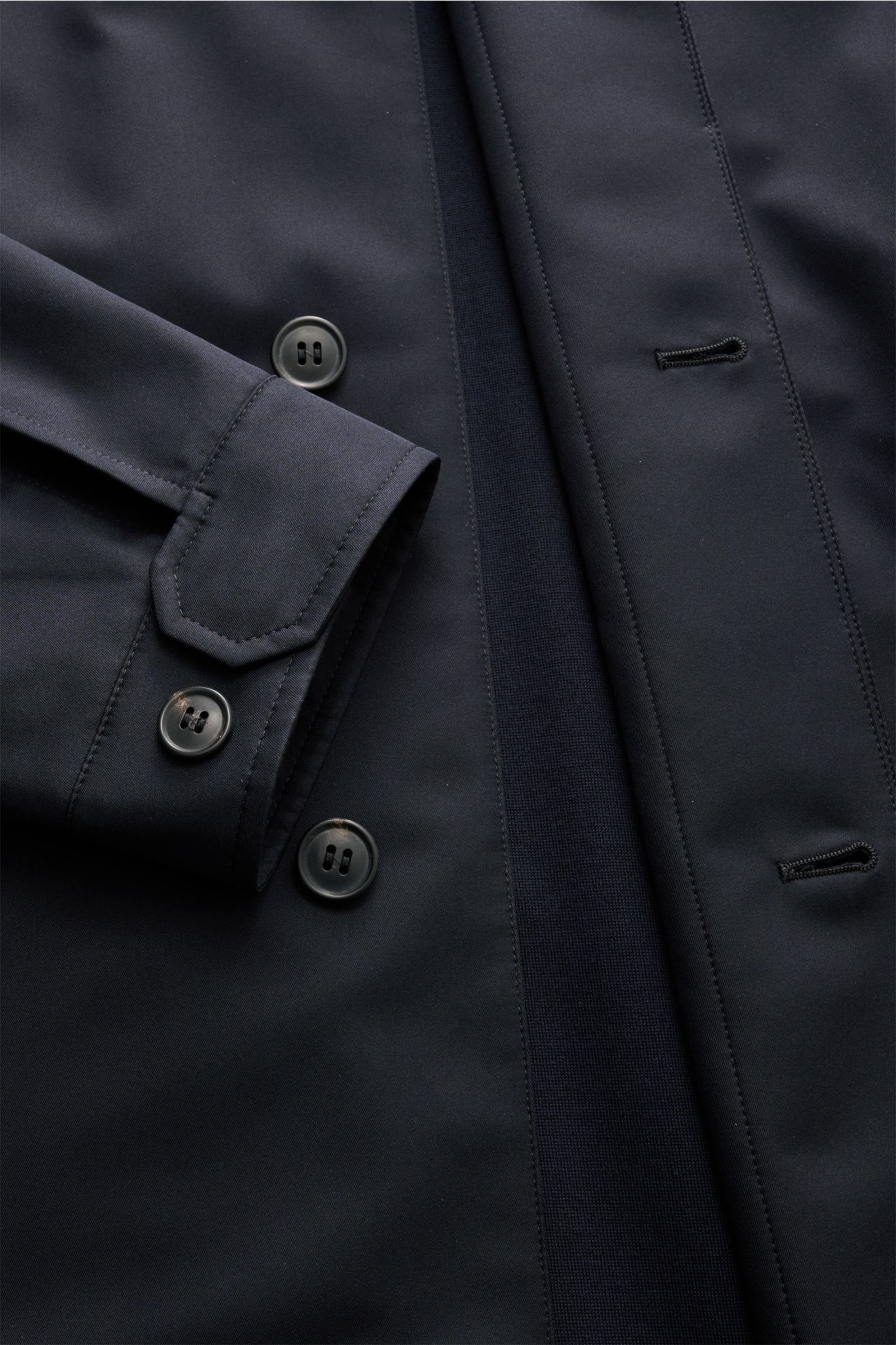 Zegna Mantel 'Motorin' navy