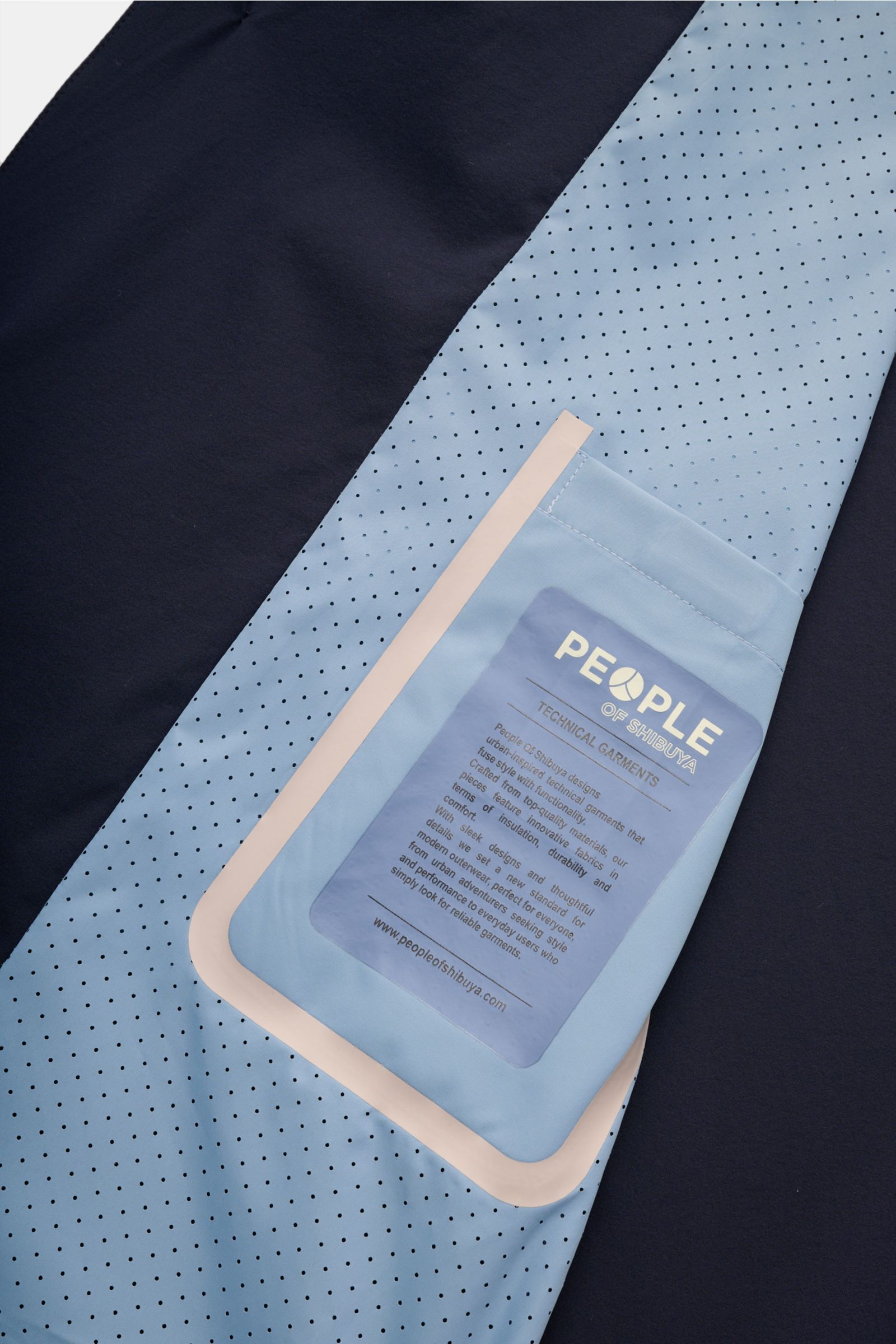 People of Shibuya Mantel 'Kurume' navy