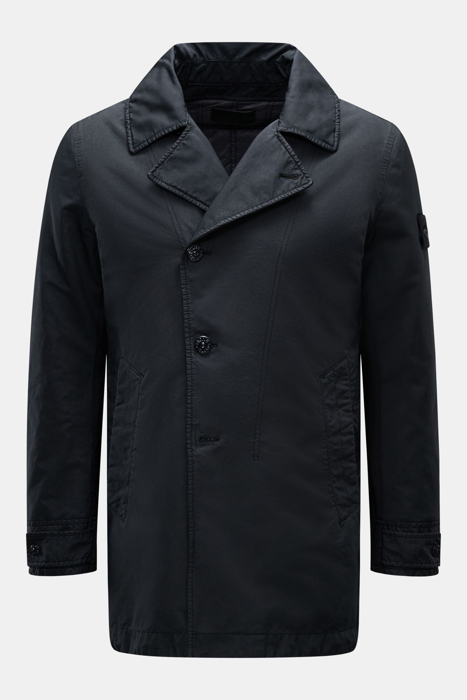 美品STONE ISLAND DAVID-TCコート ブラック L STONE DAVID-TC プリマ