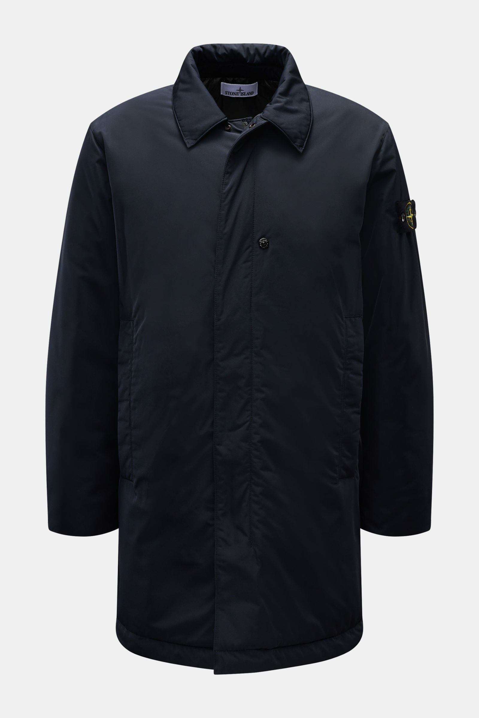Stone Island Parka 'Micro Twill' dark navy