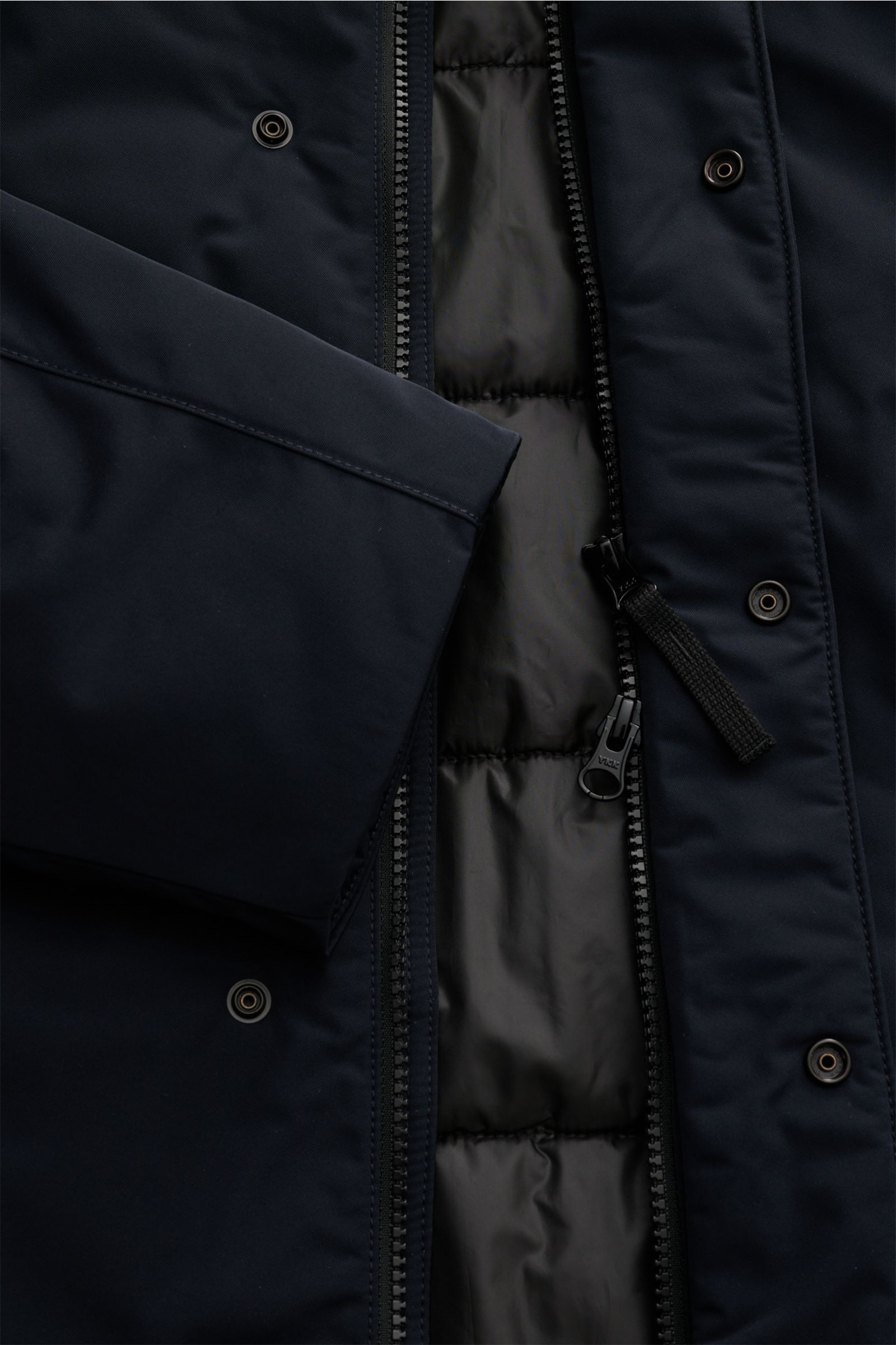 Stone Island Parka 'Micro Twill' dark navy