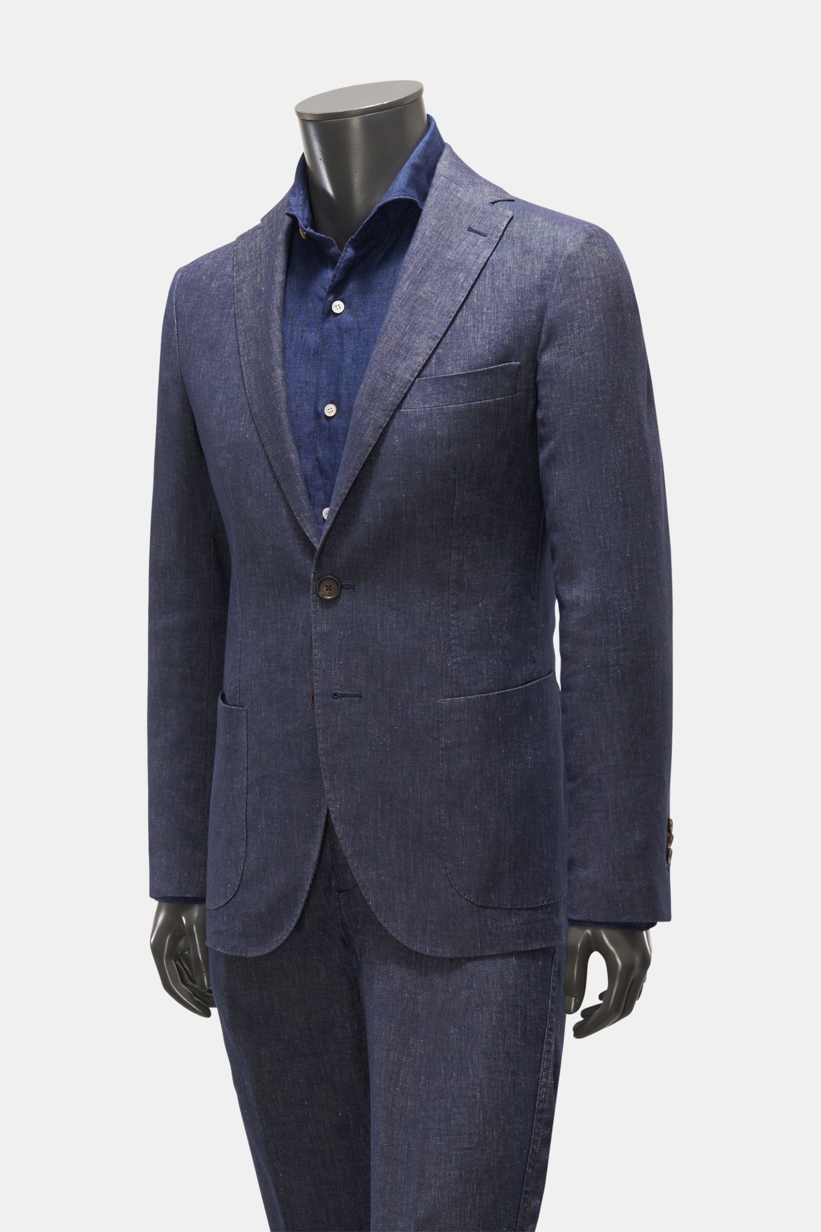 Suit 'Aaloisio' grey blue