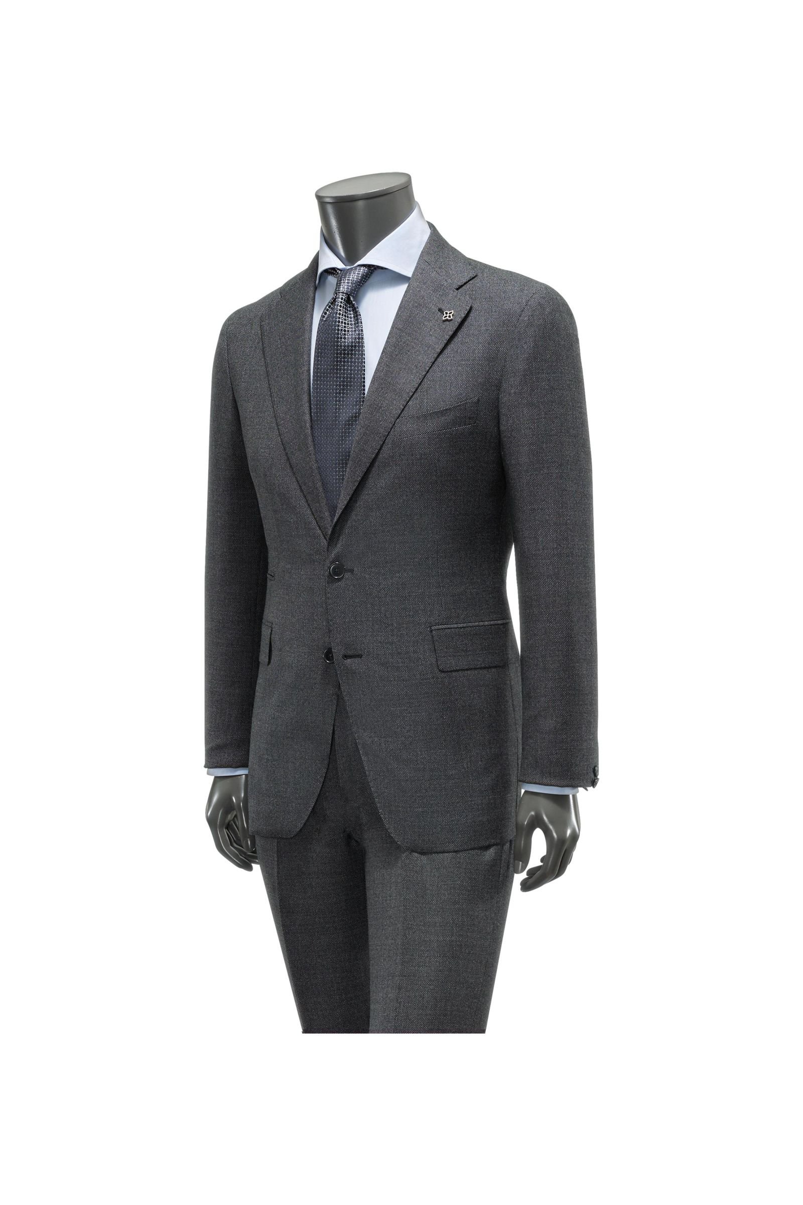 Suit grey patterned