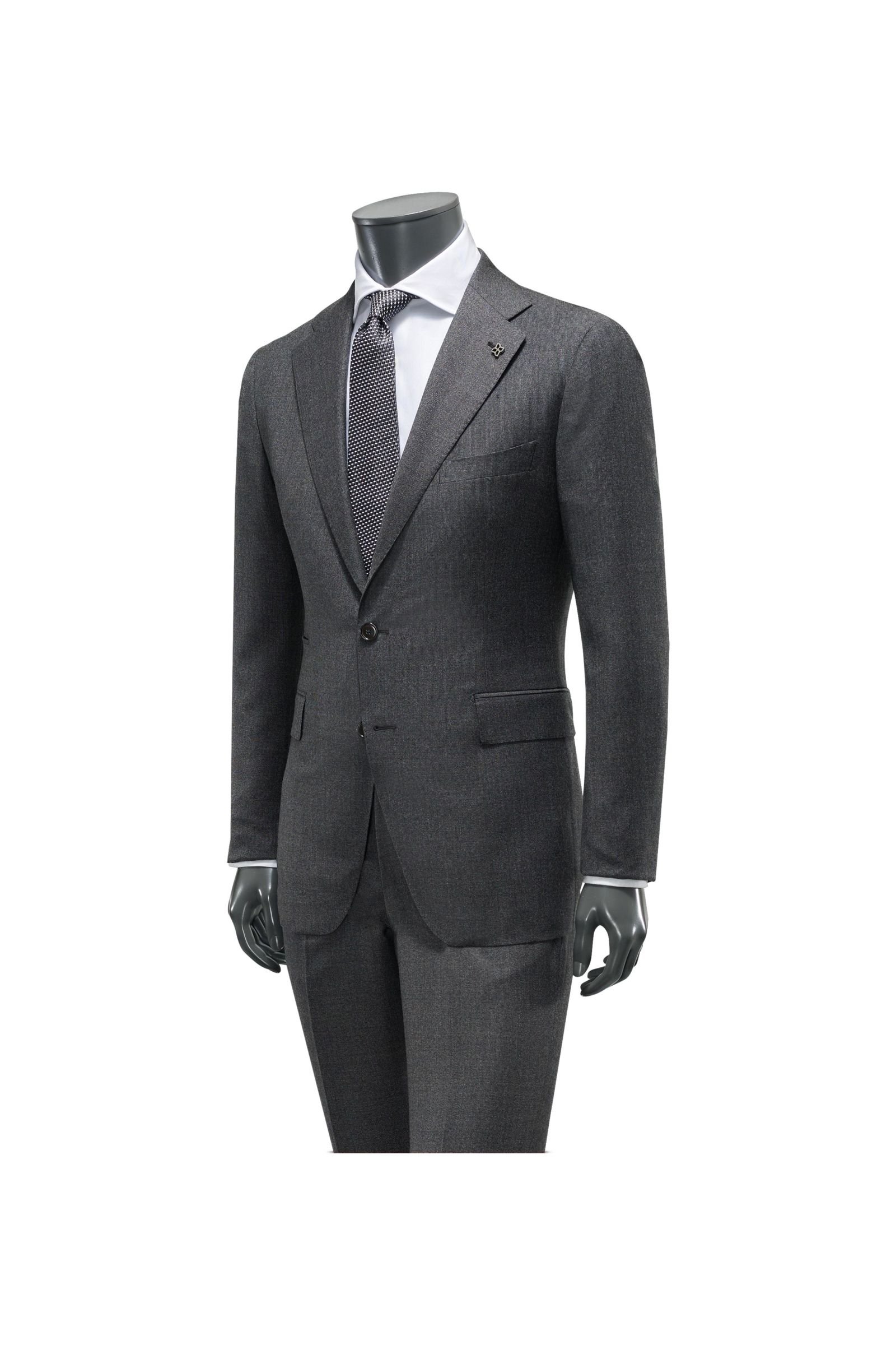 Suit grey-brown patterned