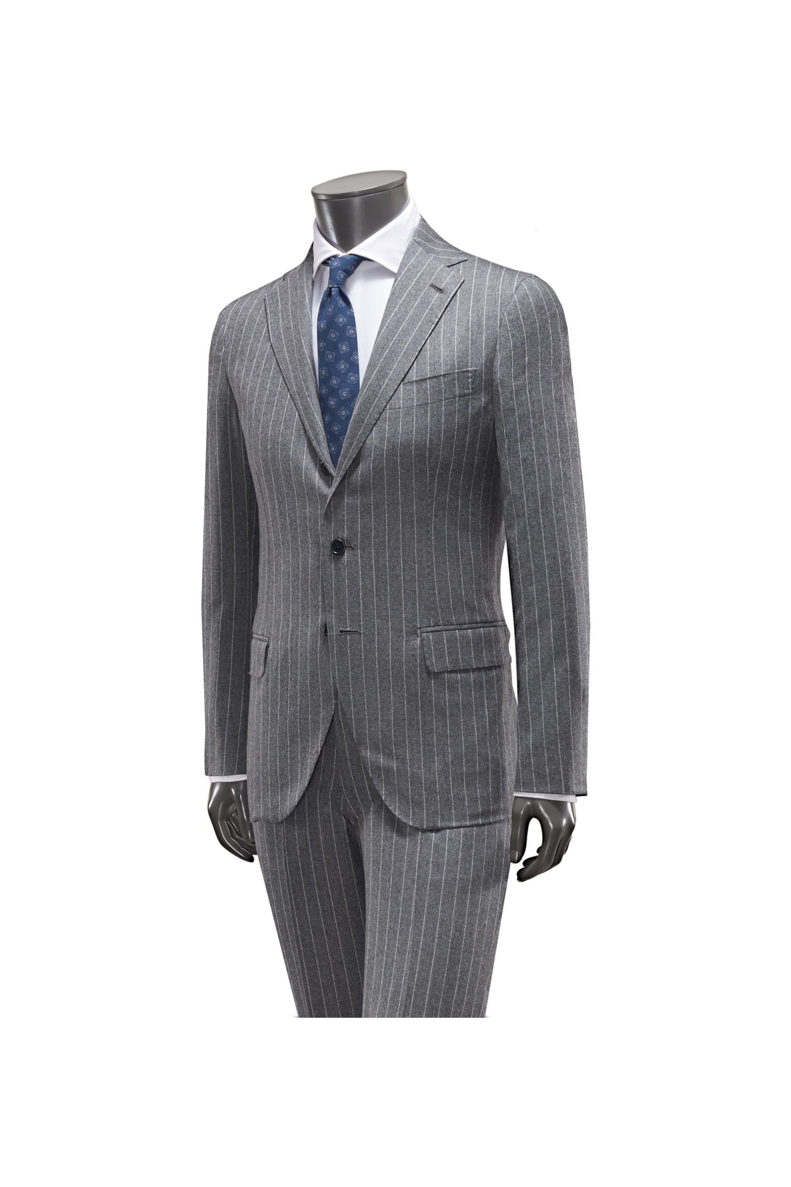 Suit 'Salina' grey striped