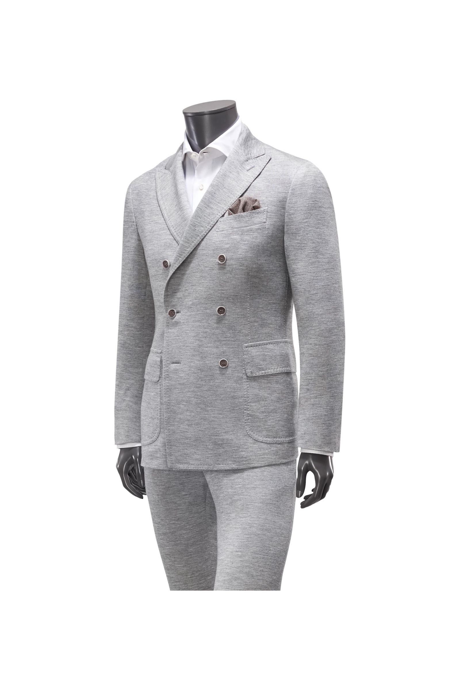 Jersey suit grey