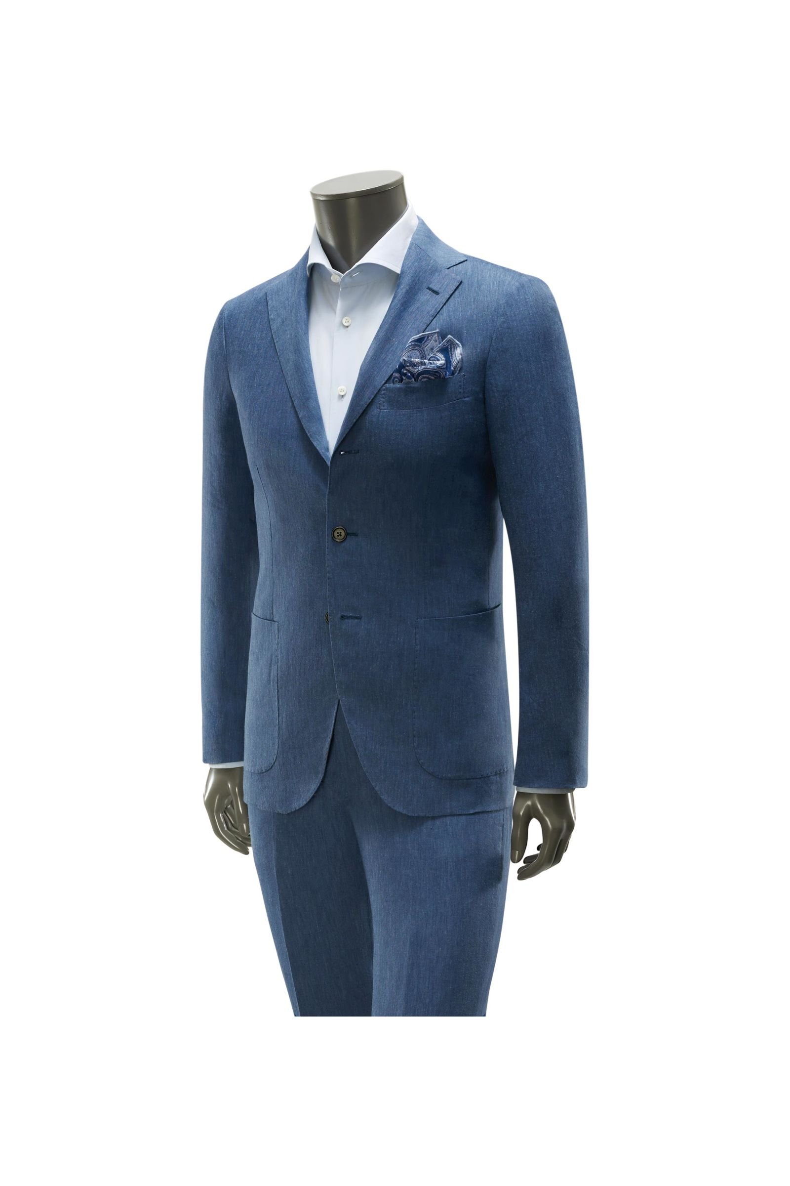 Suit 'Salina' grey-blue
