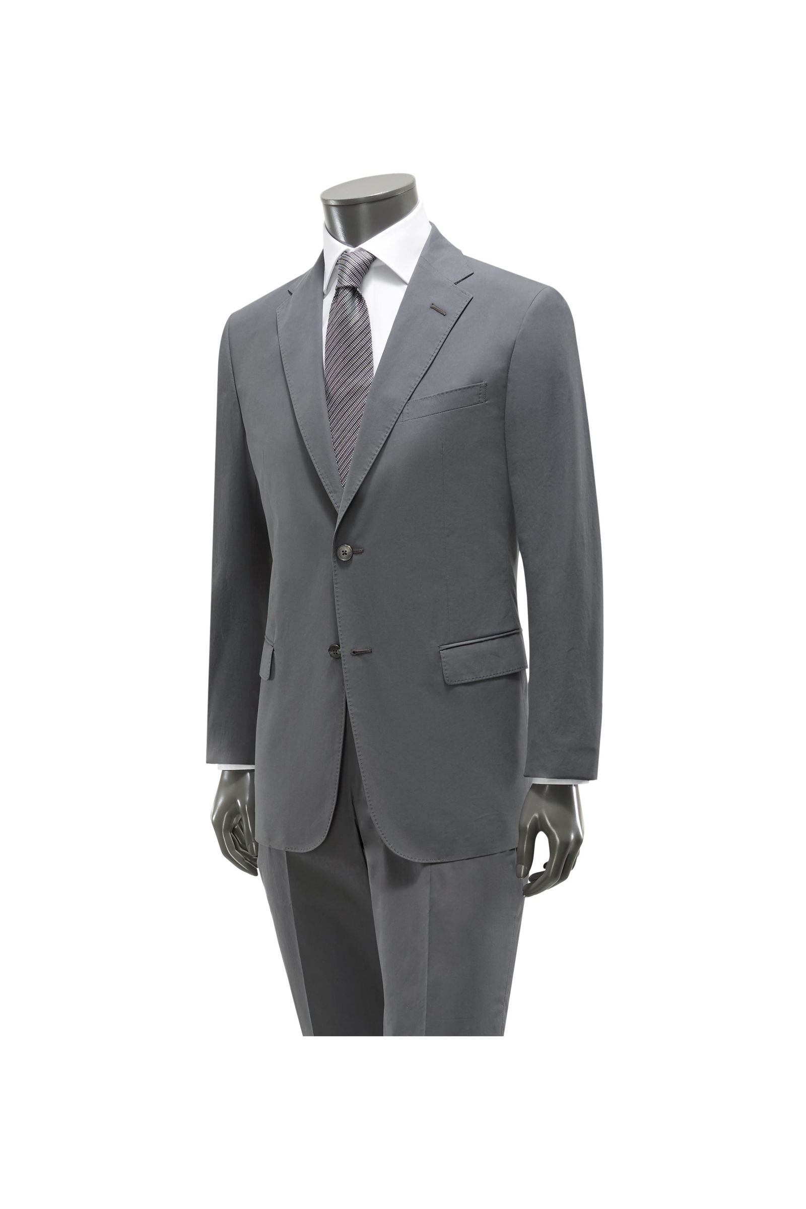 Cotton suit 'Solferino' dark grey