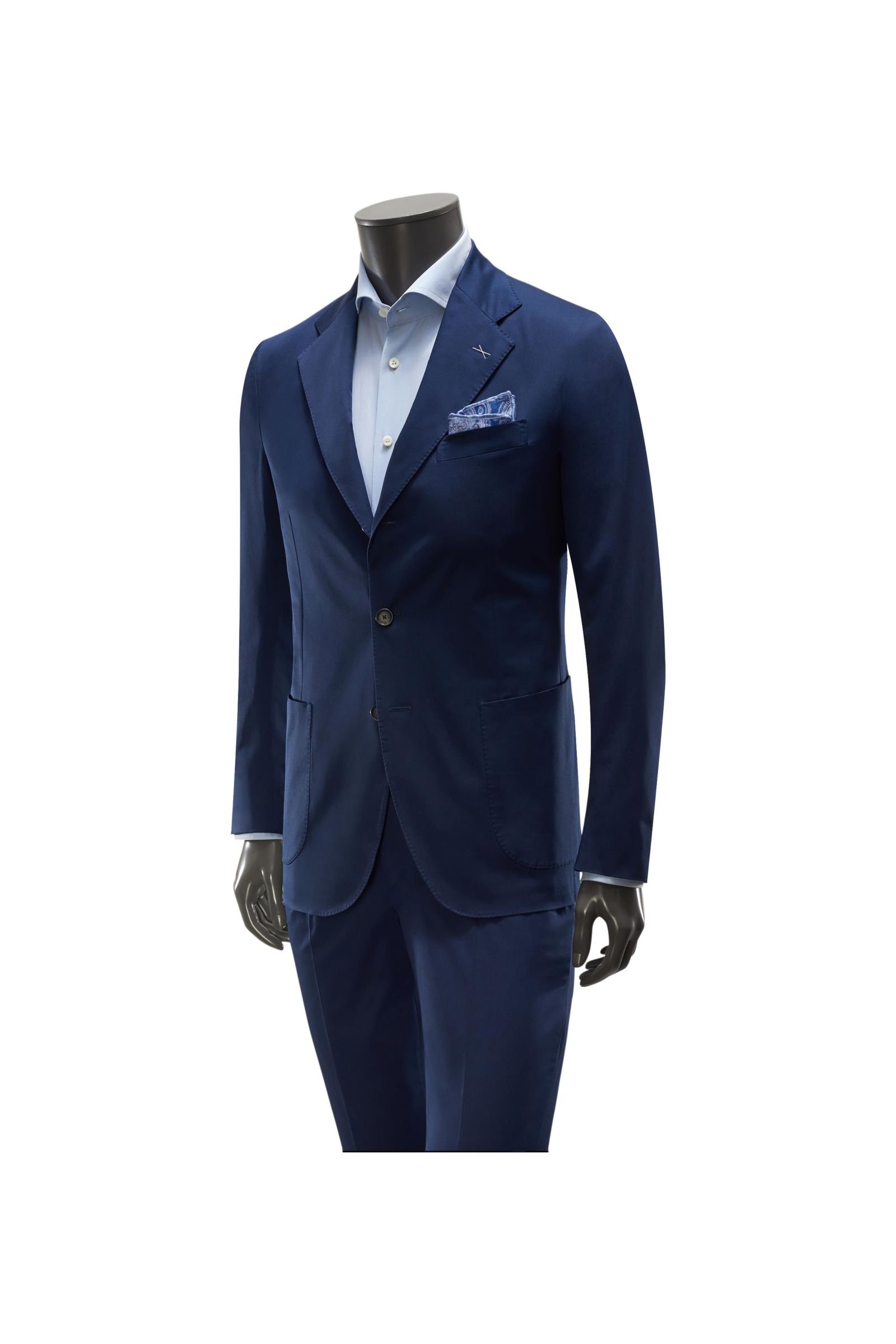 Cotton suit 'Posillipo' dark blue