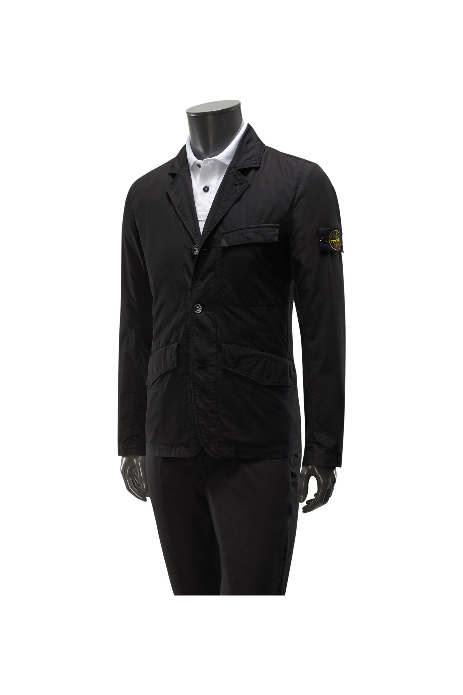 Cotton suit 'Structured Cotton' black