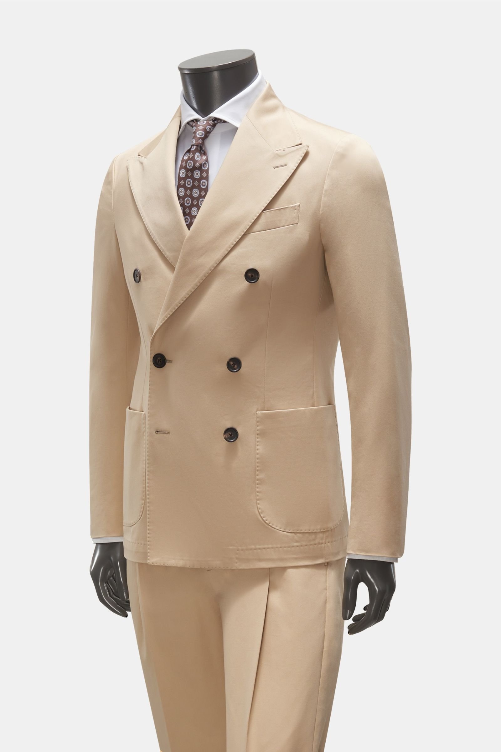 Cotton suit 'Aareseant' light brown