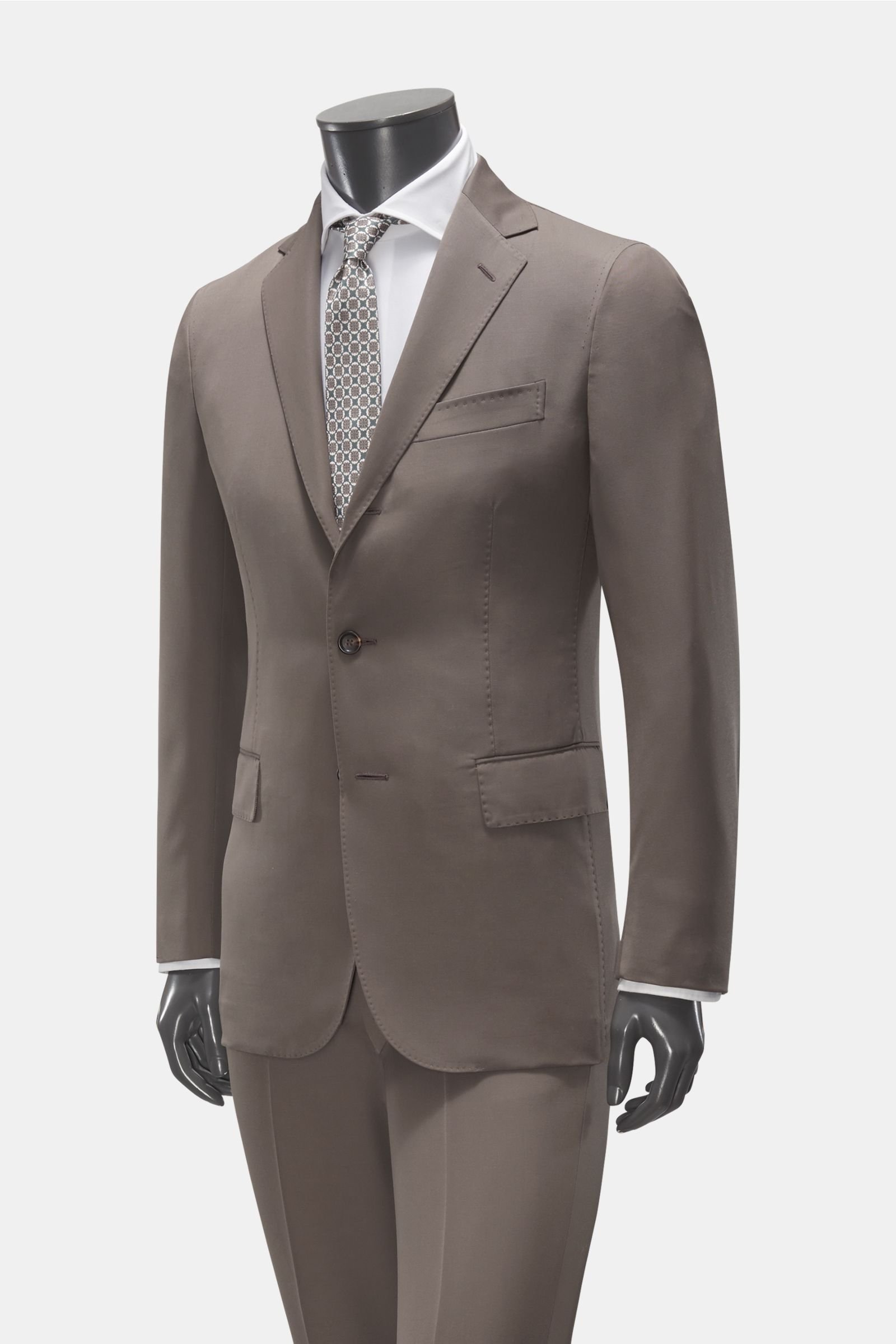 Suit grey-brown