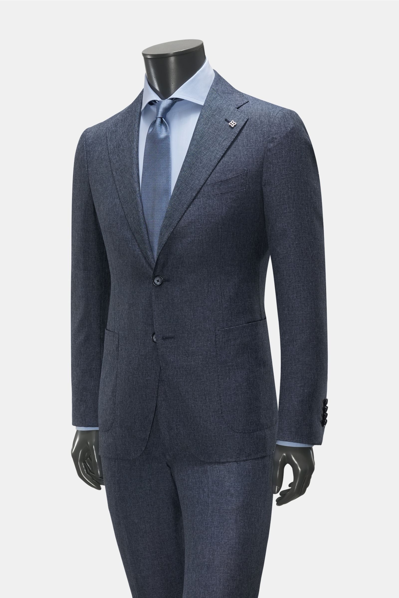 Suit grey-blue