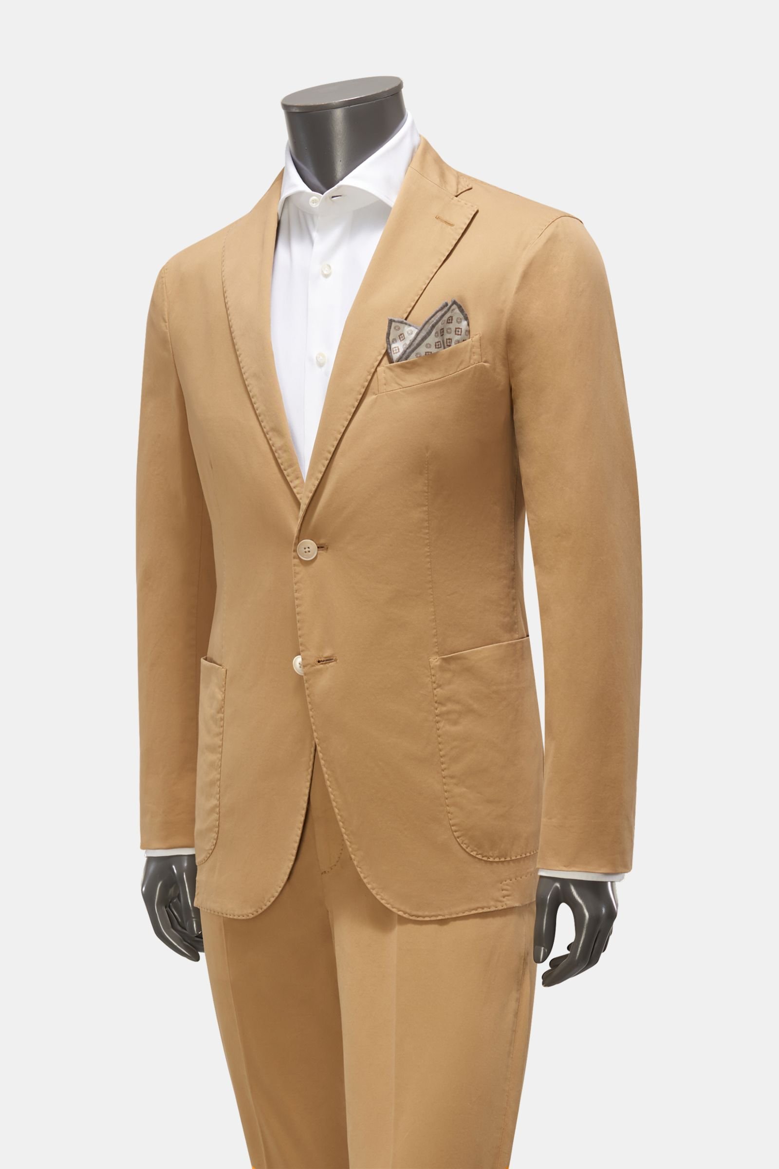 Cotton suit light brown 