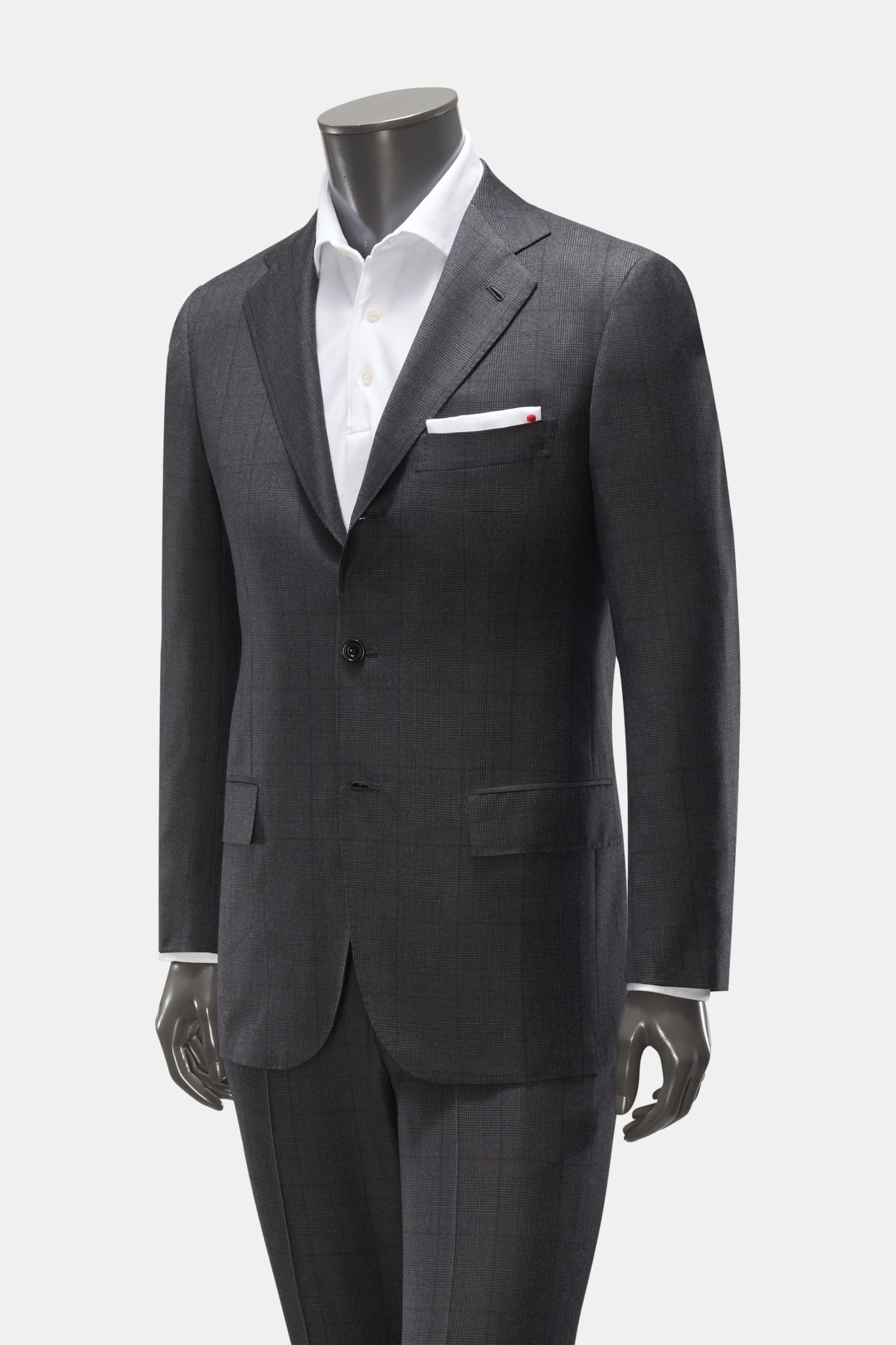 Suit anthracite checked