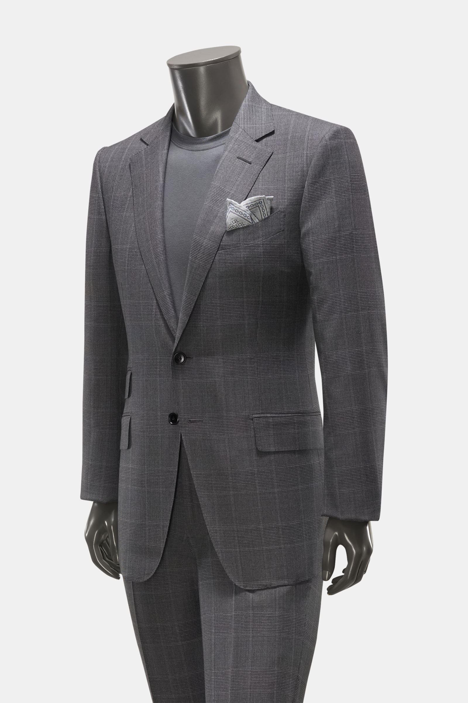 Suit 'O'Connor' dark grey/black checked