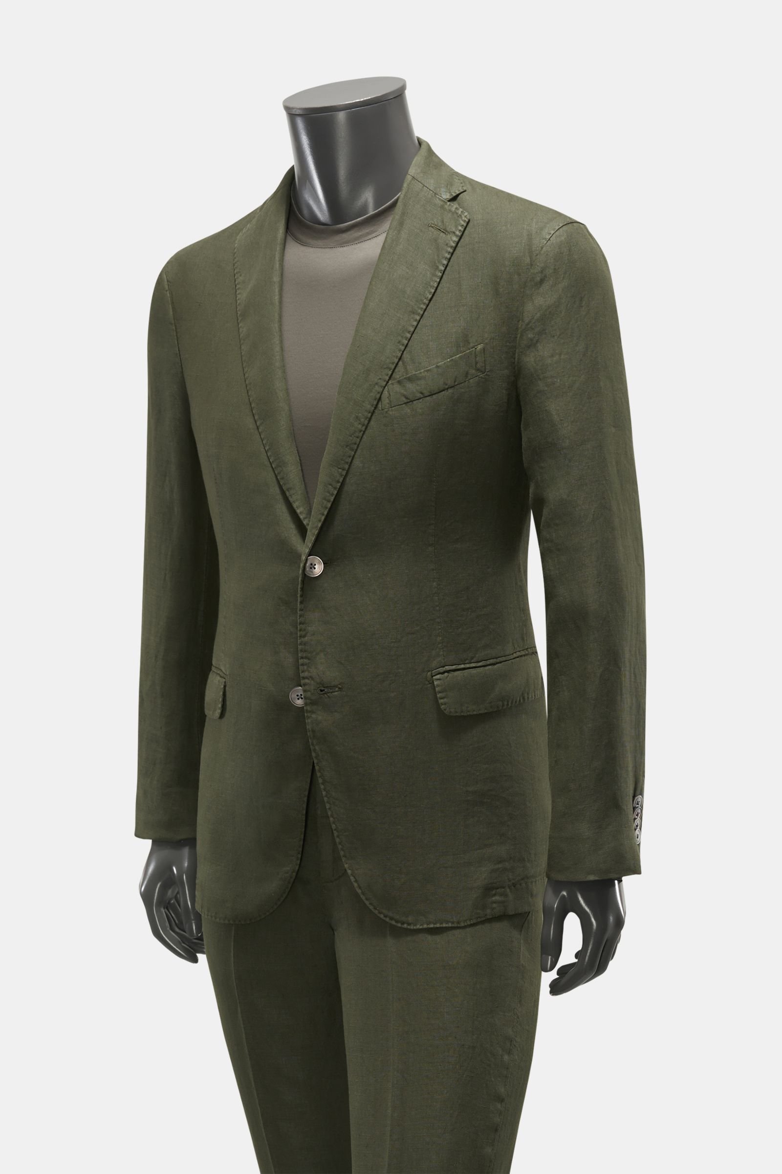 Linen suit 'K.Jacket' olive