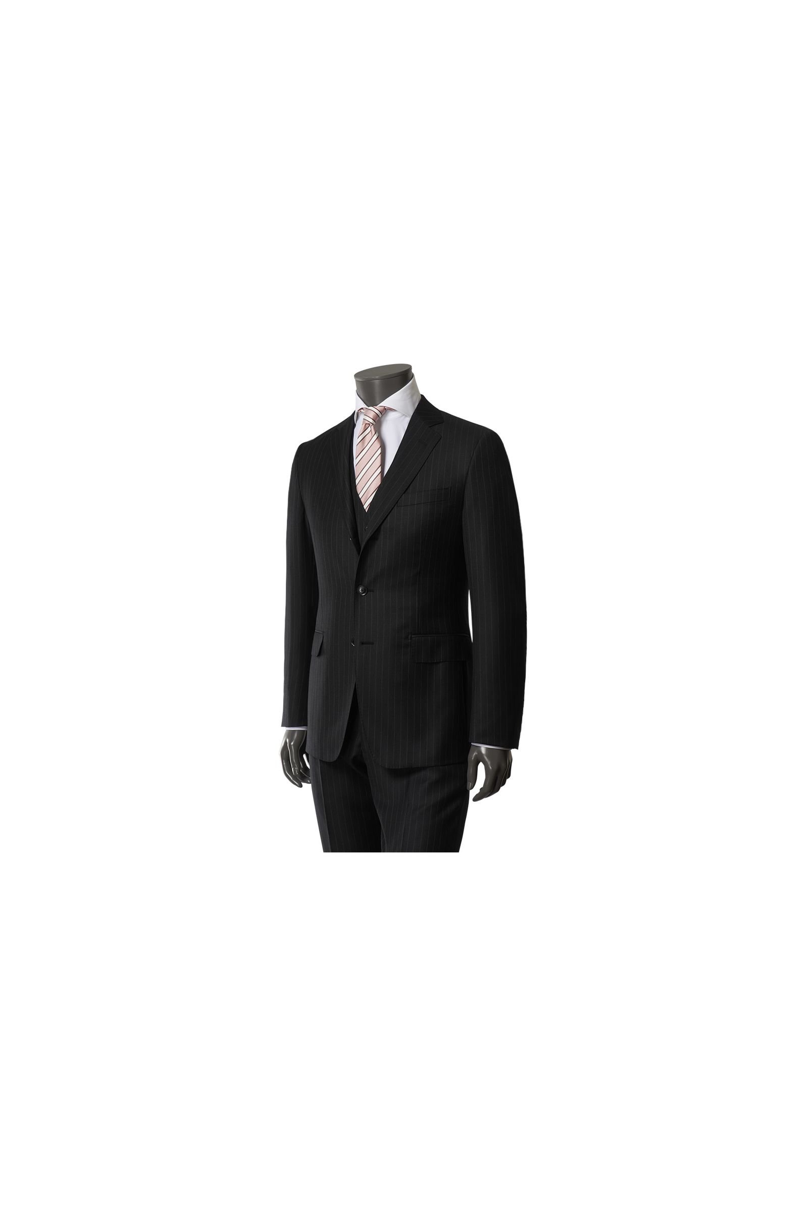Suit with waistcoat black