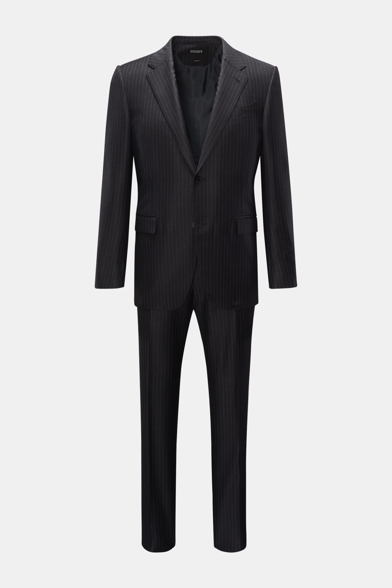 Zegna - Men - Suit 'Sartorial' Anthracite/Grey Striped