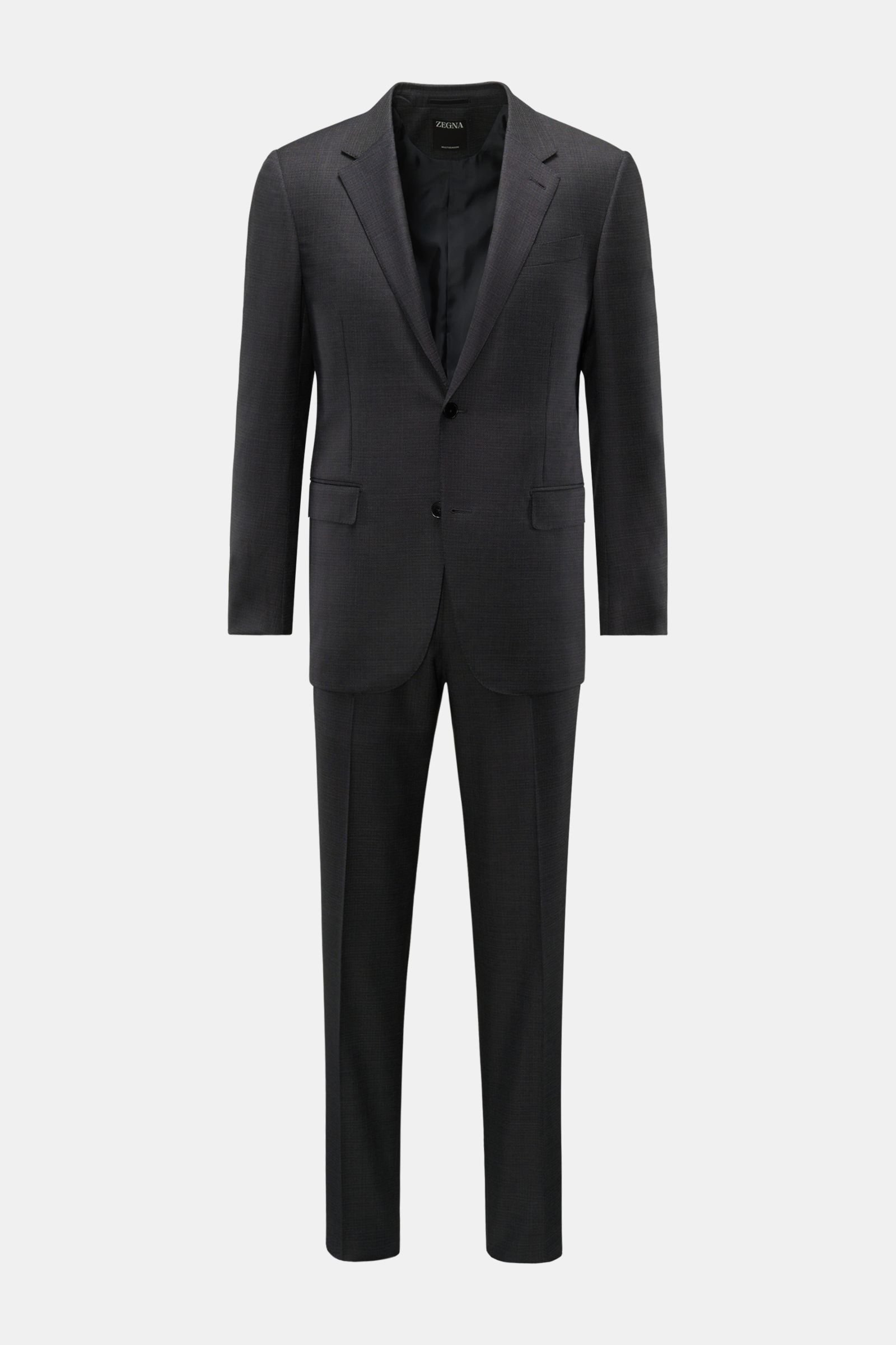 Suit dark grey checked