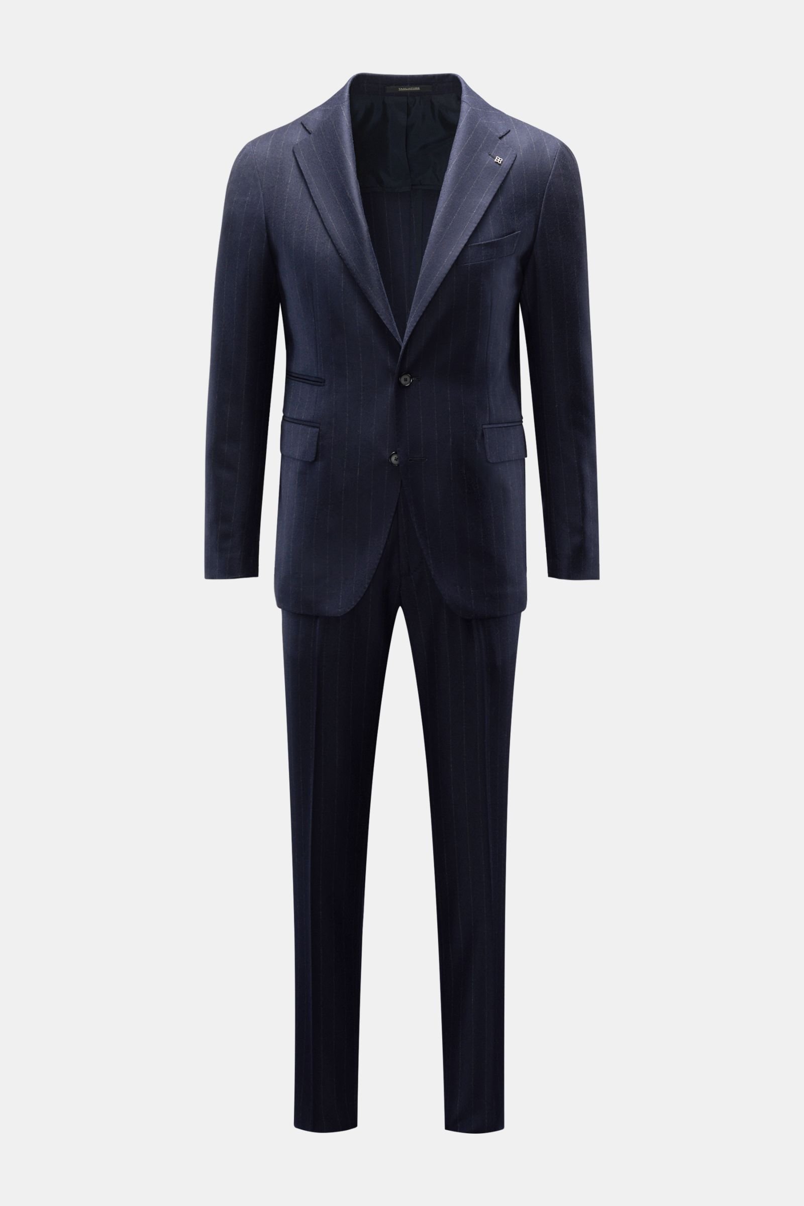 Suit navy striped