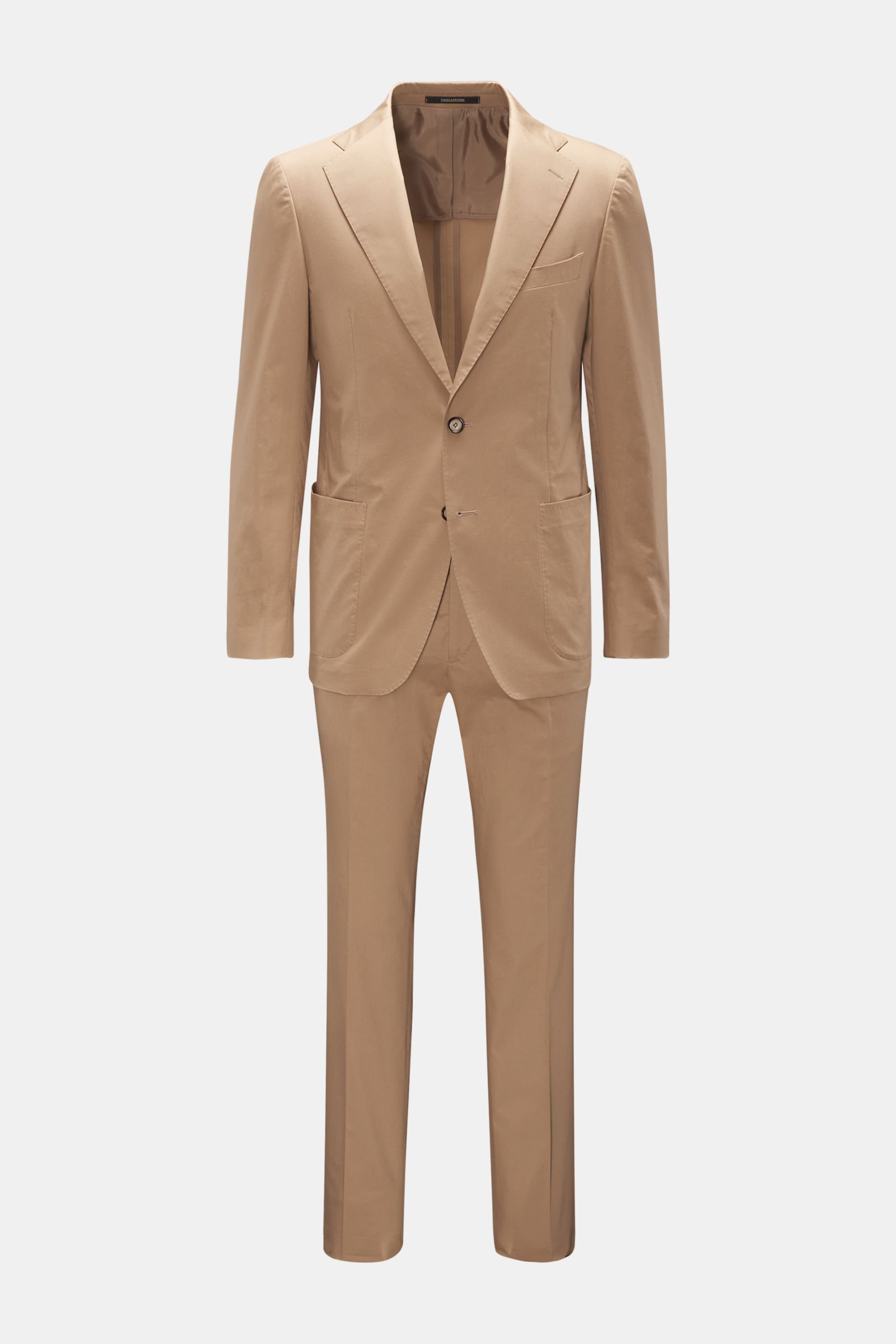 Cotton suit light brown