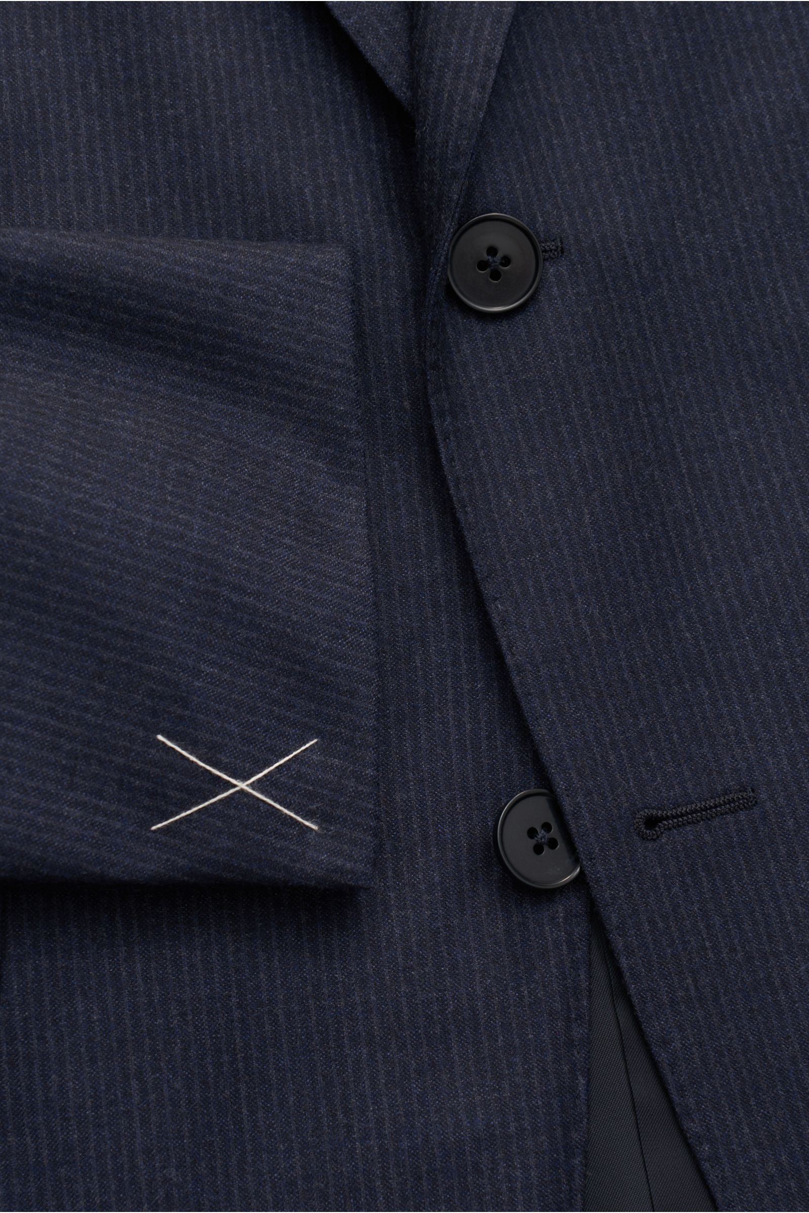 Zegna Anzug navy gestreift