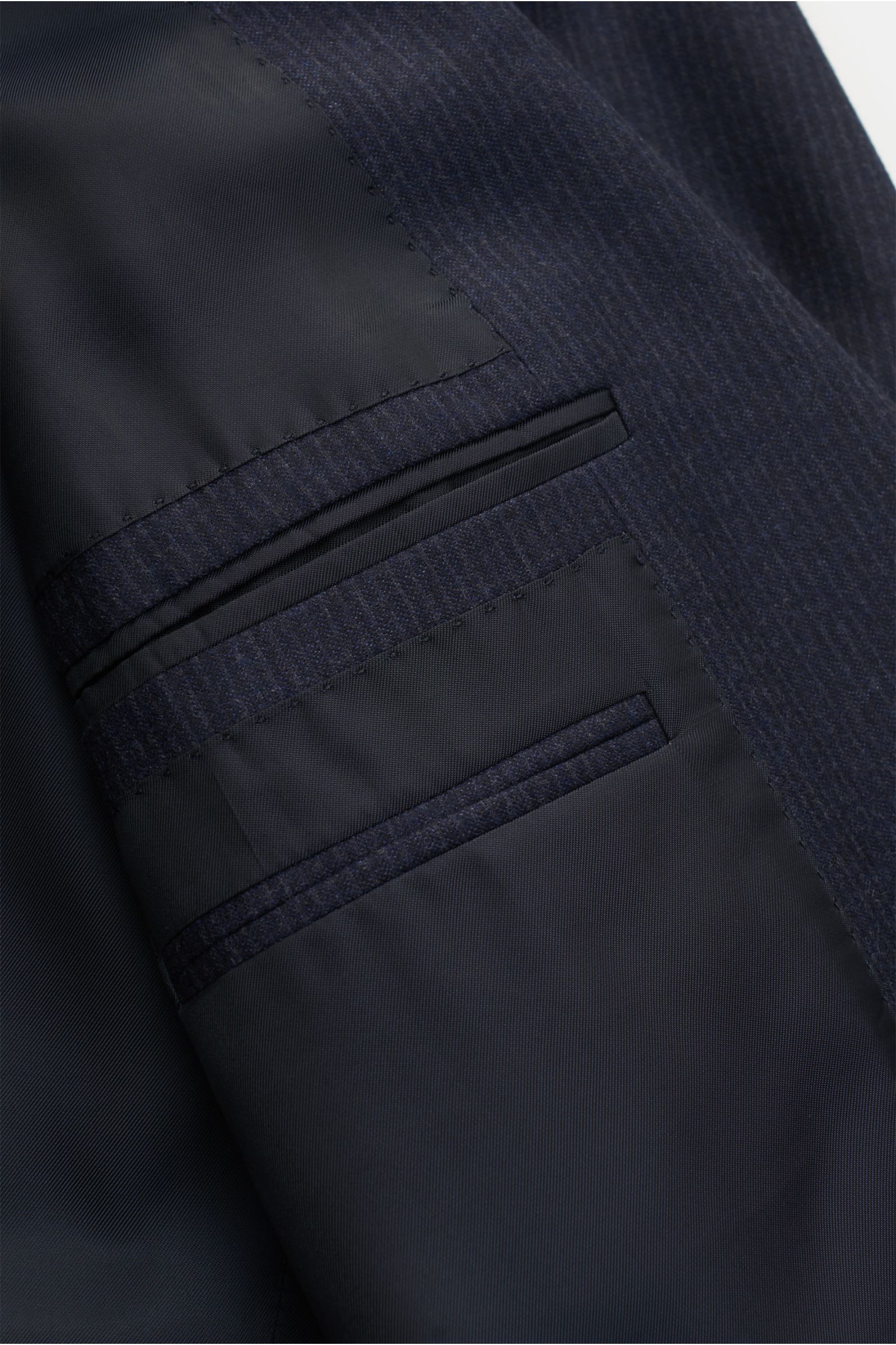 Zegna Anzug navy gestreift