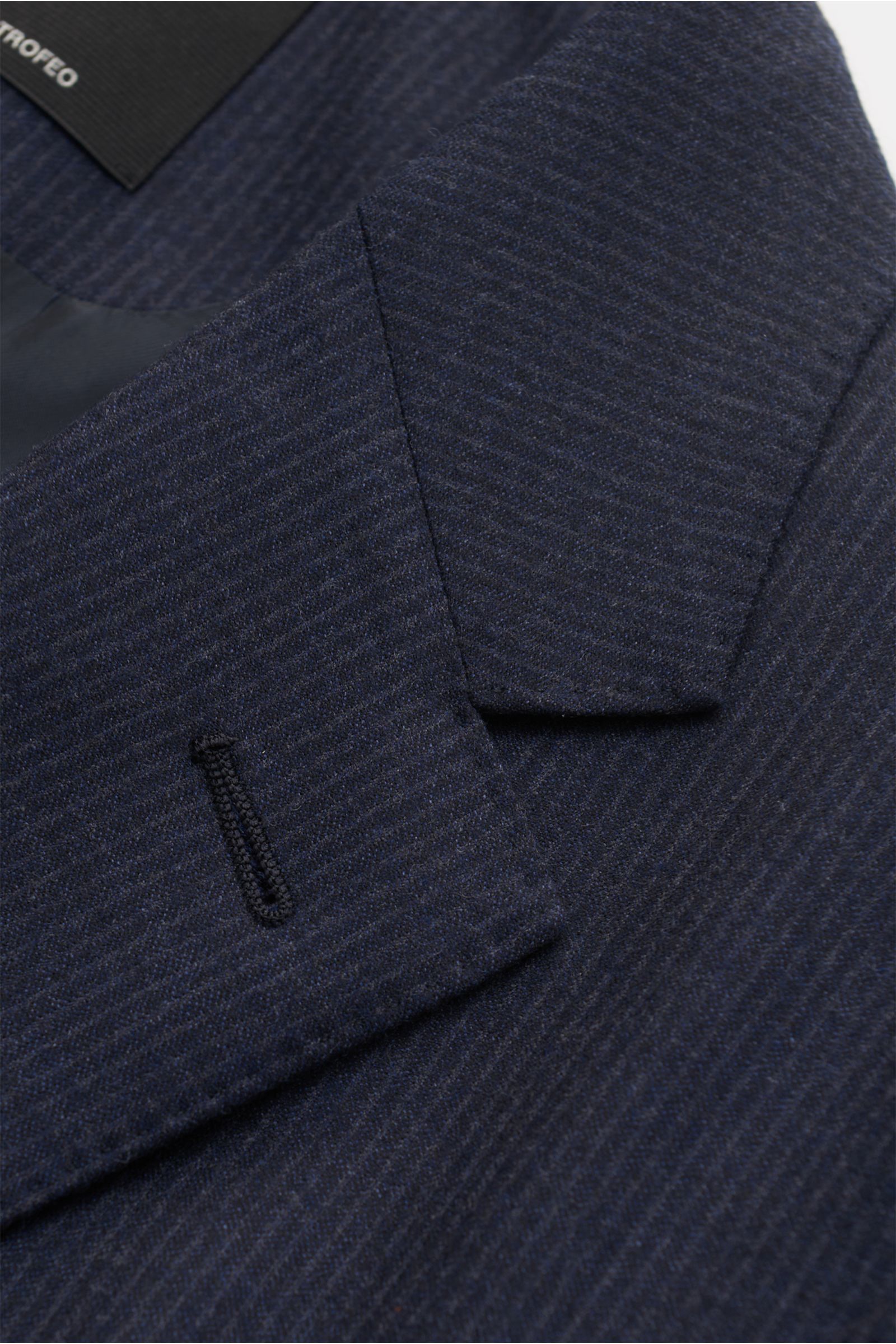 Zegna Anzug navy gestreift