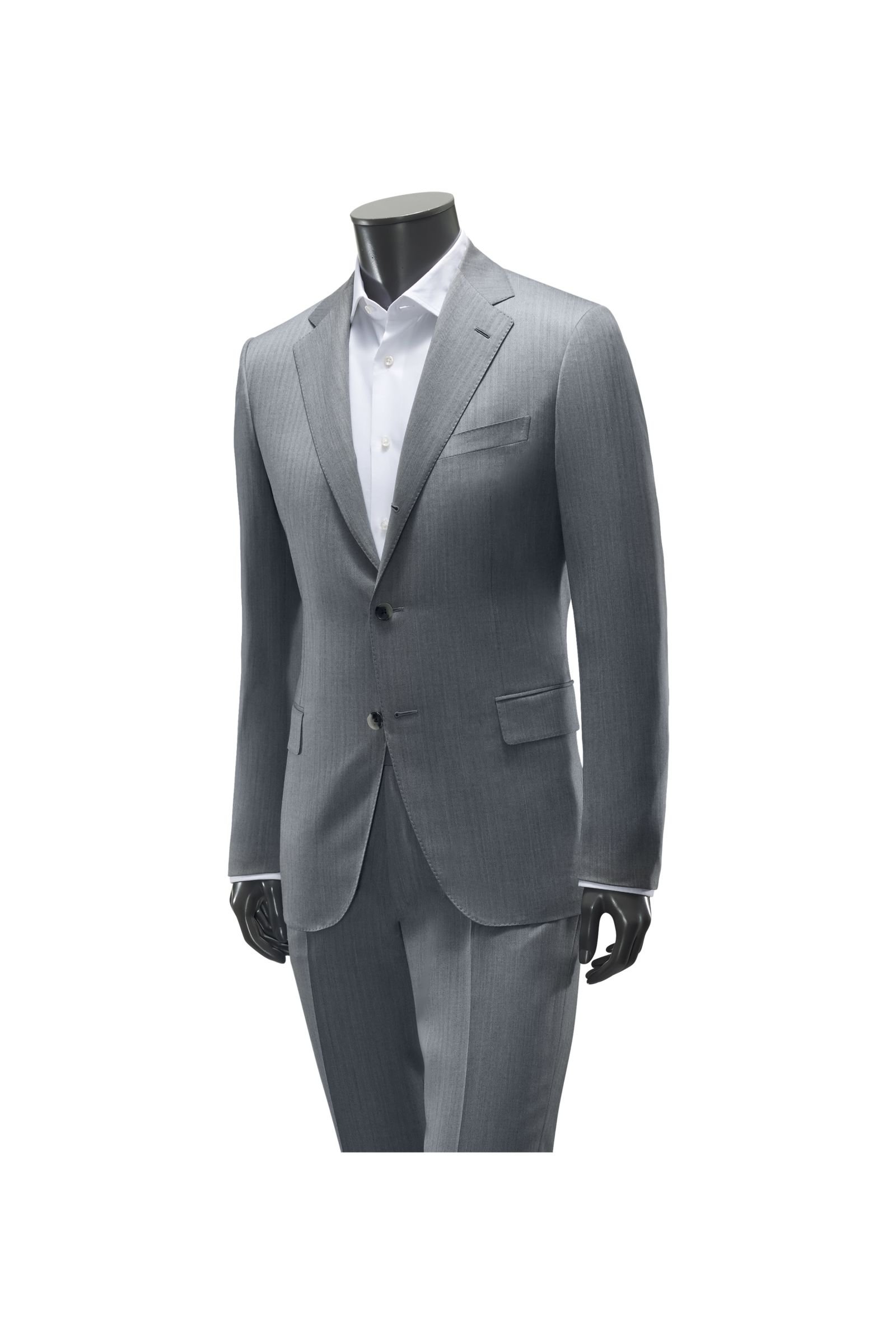 Anzug grau gemustert